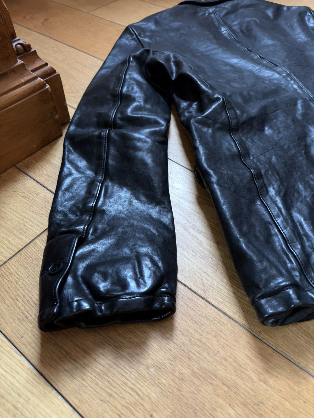 Isamu Katayama Backlash JP XL Italian Double Shoulder Garment Dyed Blazer Size US XL / EU 56 / 4 - 17 Thumbnail