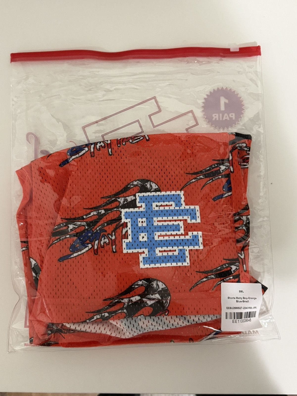 Eric Emanuel NEW ERIC EMANUEL x MATTY BOY ORANGE SHORTS Size US 32 / EU 48 - 3 Thumbnail