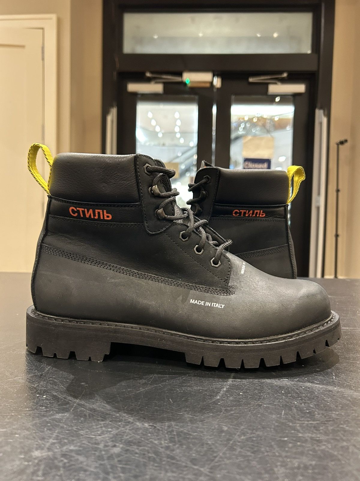 Heron Preston Heron Preston Black 6” Boot Size US 10 / EU 43 - 2 Thumbnail