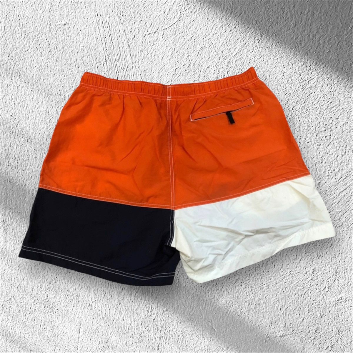 Nautica Nautica Multicolor Board Shorts Orange Navy Blue Size US 34 / EU 50 - 2 Thumbnail