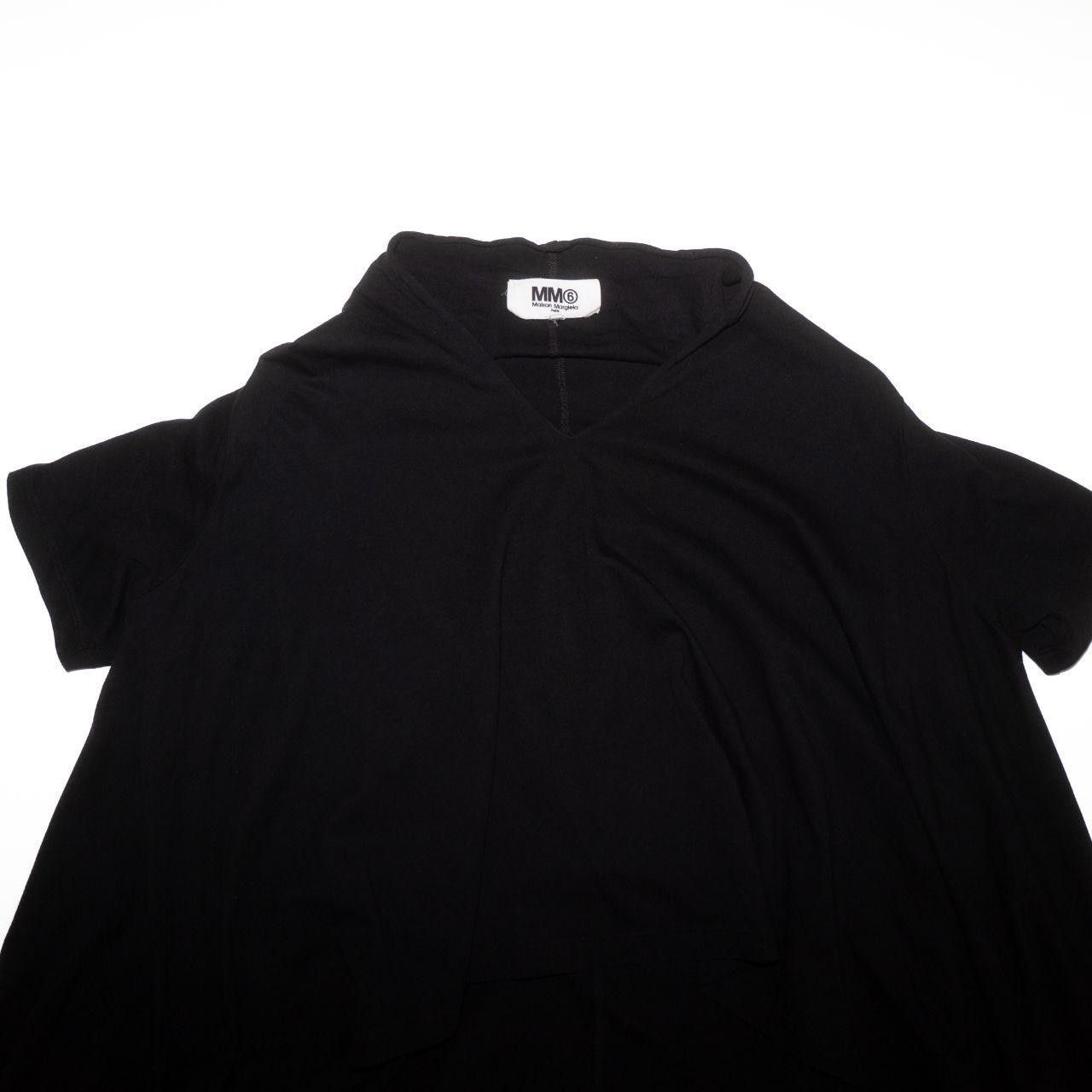 MM6 MM6 Maison Margiela Women's Black T-shirt Size S / US 4 / IT 40 - 4 Thumbnail