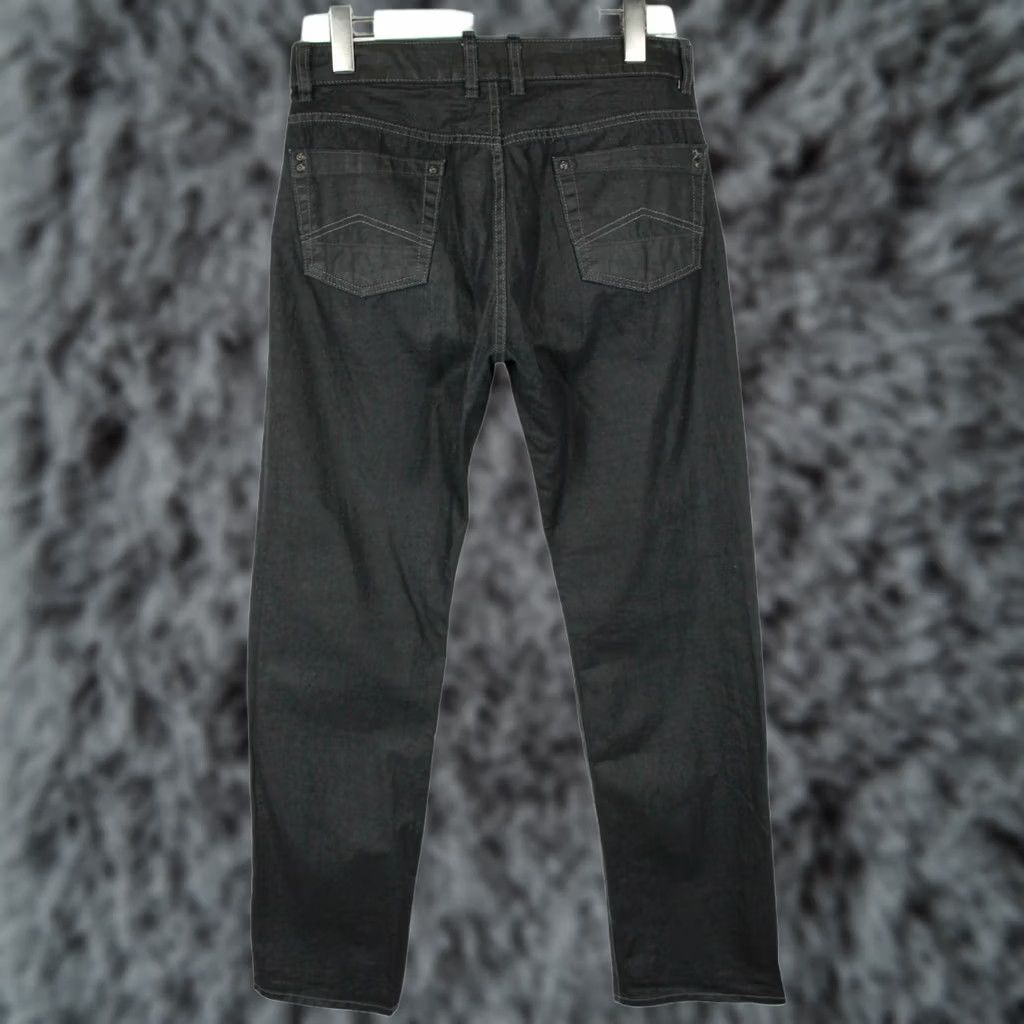 Denime MCS Jeans Men's W31/L34 Regular Fit Button Fly Denim Black Size US 31 - 1 Thumbnail