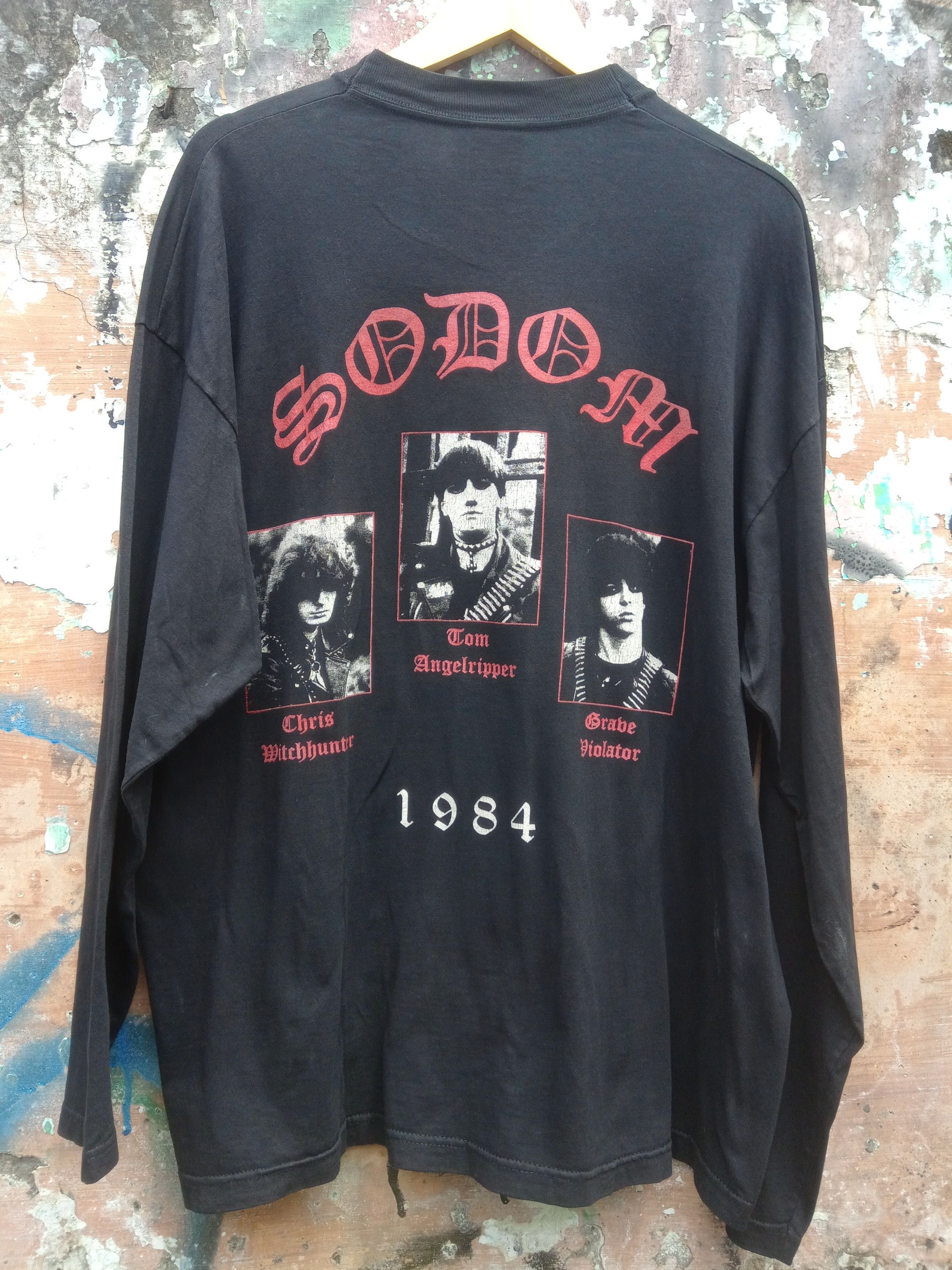 Band Tees Vintage SODOM in the sign of evil Size US XL / EU 56 / 4 - 3 Thumbnail