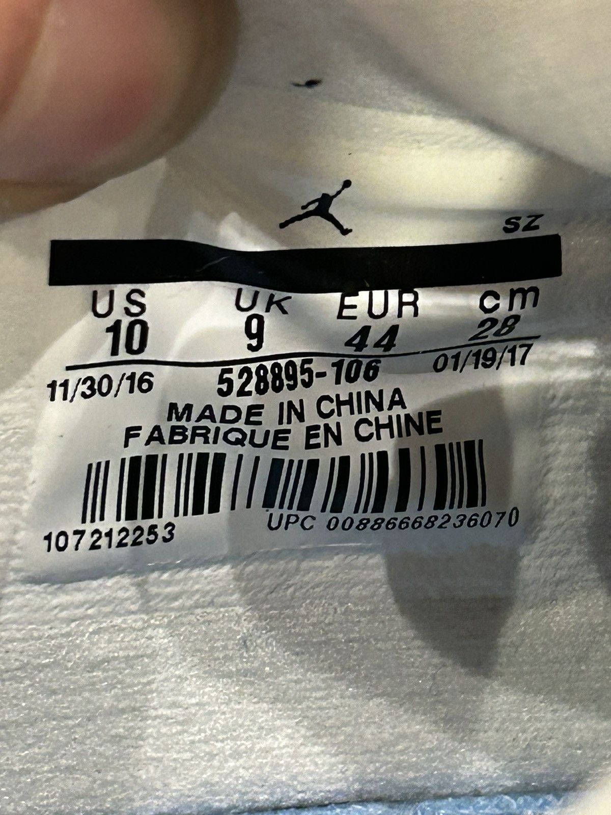 Jordan Brand Jordan 11 Retro Low University Blue (2017) Size US 10 / EU 43 - 6 Thumbnail