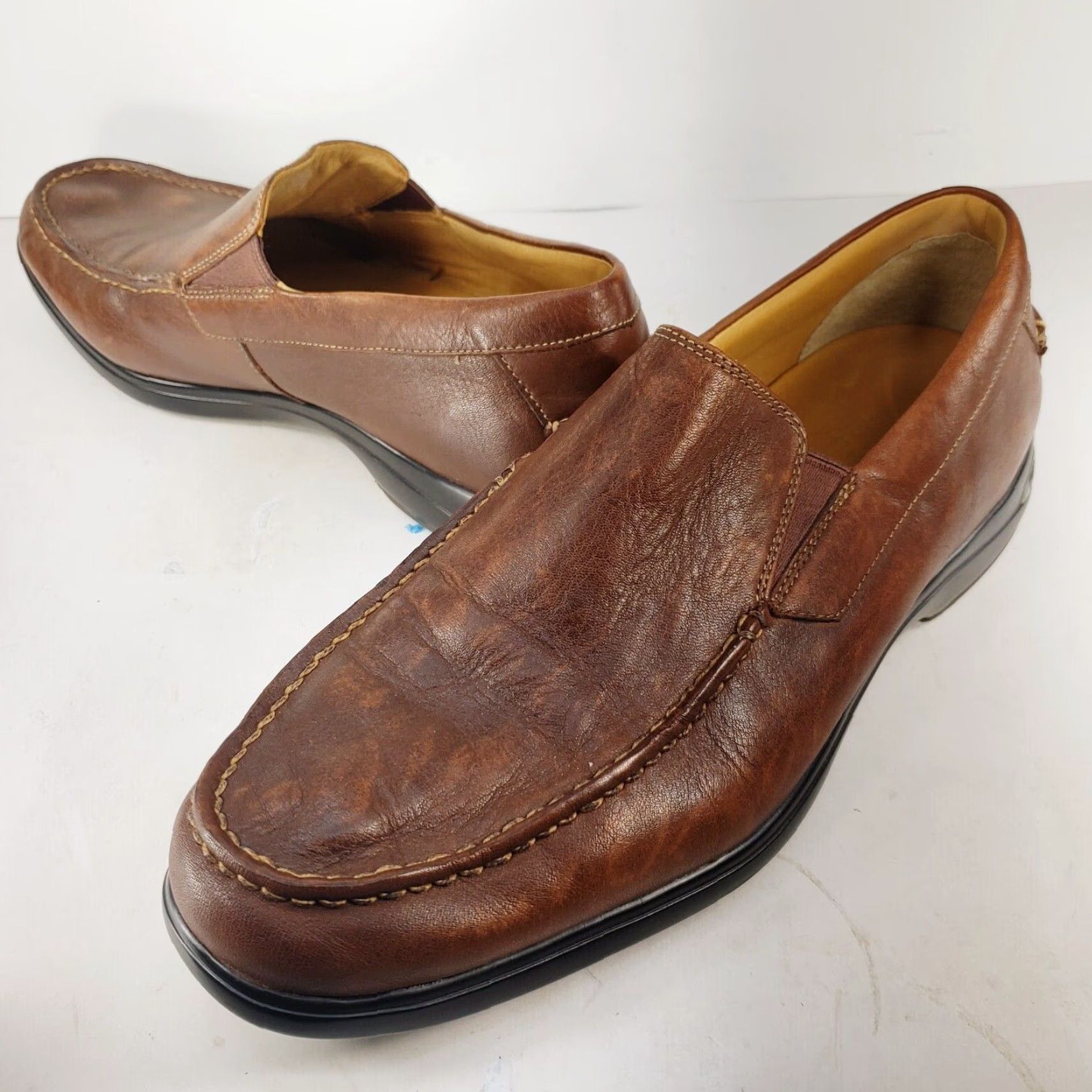 Sperry Sperry Top-Sider Gold Cup Brown Leather Slip On Loafer Size 11M Mens Navy Going Out Casual Marine Vintage No Size US L / EU 52-54 / 3 - 2 Thumbnail