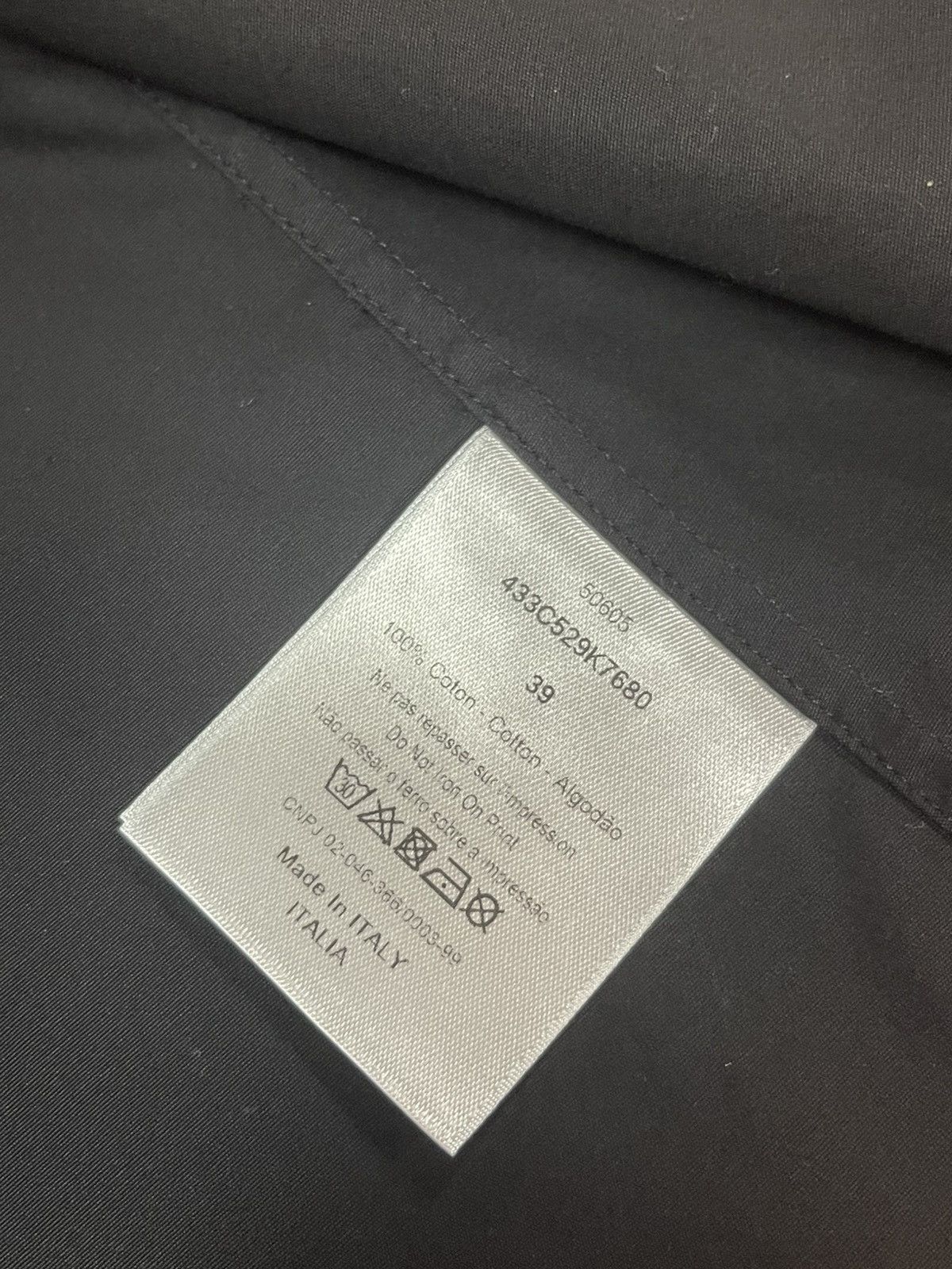 Dior Dior Homme black shirt sz39 le new look 1947 hedi slimane kv Size US M / EU 48-50 / 2 - 2 Thumbnail
