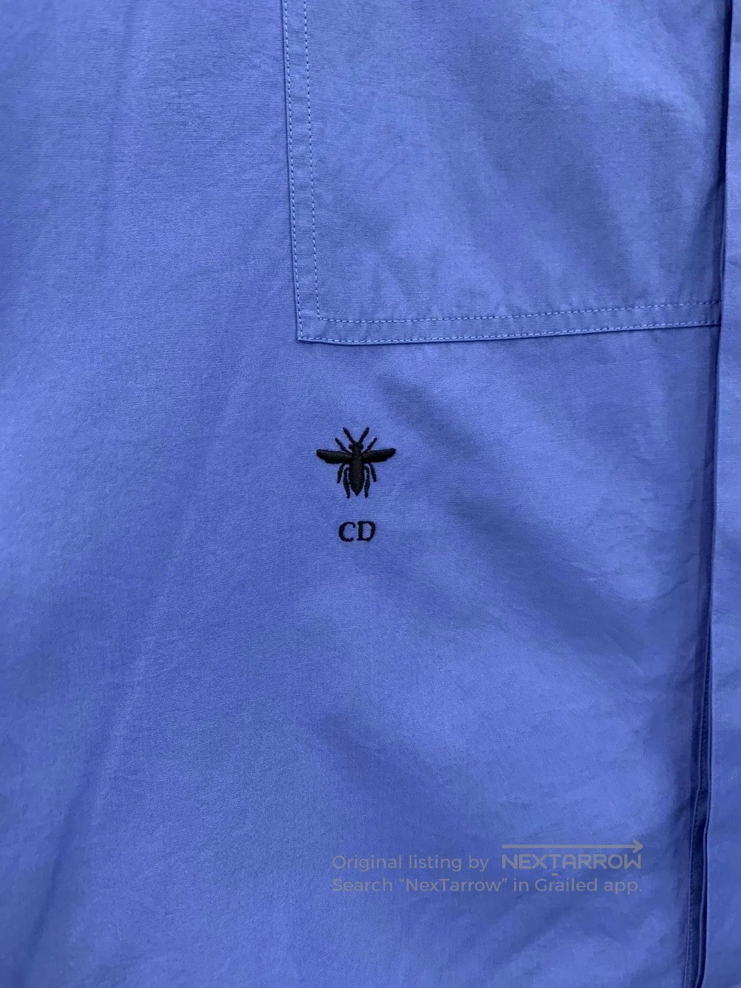 Dior dior blue sleeveless shirt with bee logo. Size US S / EU 44-46 / 1 - 3 Thumbnail