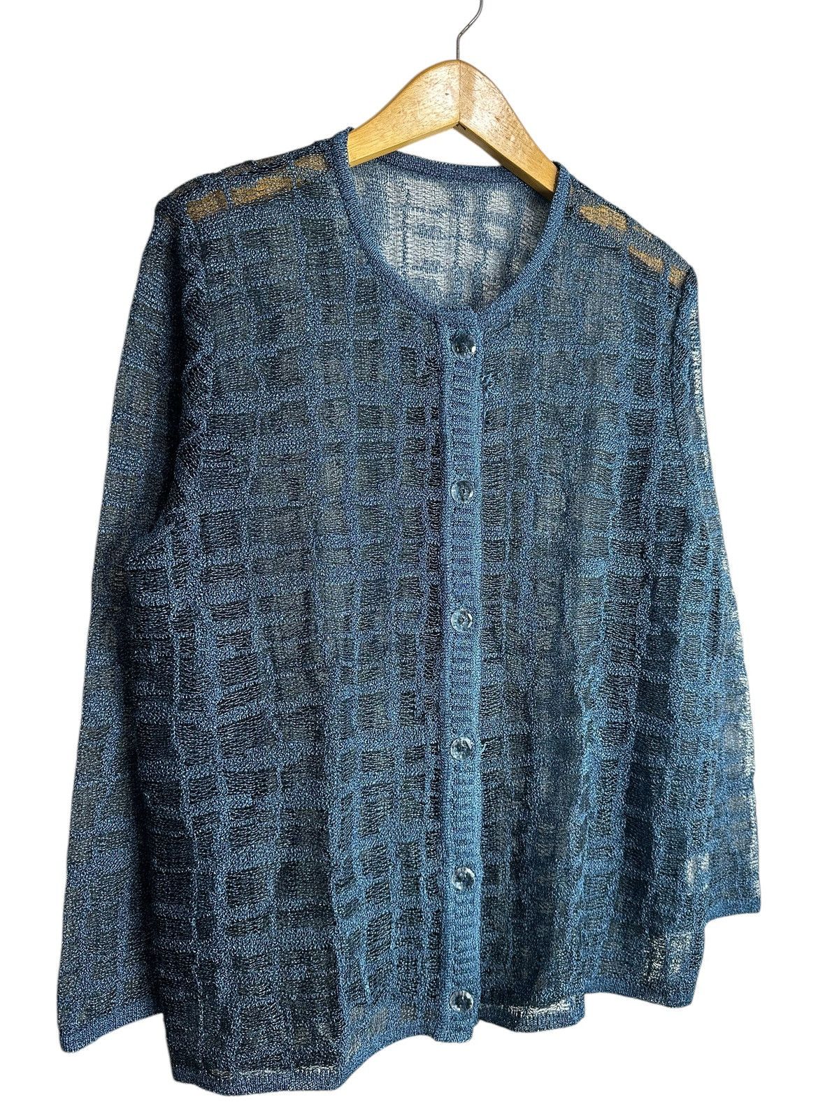Issey Miyake Undefined MESH TRANSPARENT SHIRT ISSEY YOHJI STYLE Size US M / EU 48-50 / 2 - 3 Thumbnail