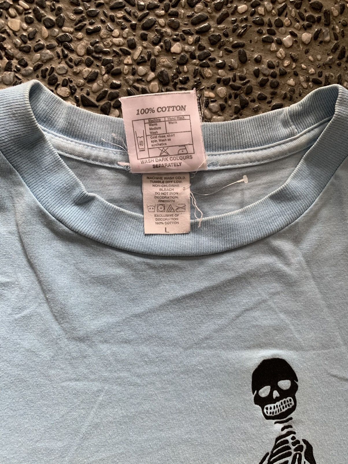 Vintage Vintage Double Shock Dead Head Funny Skull T shirt Size US L / EU 52-54 / 3 - 9 Thumbnail