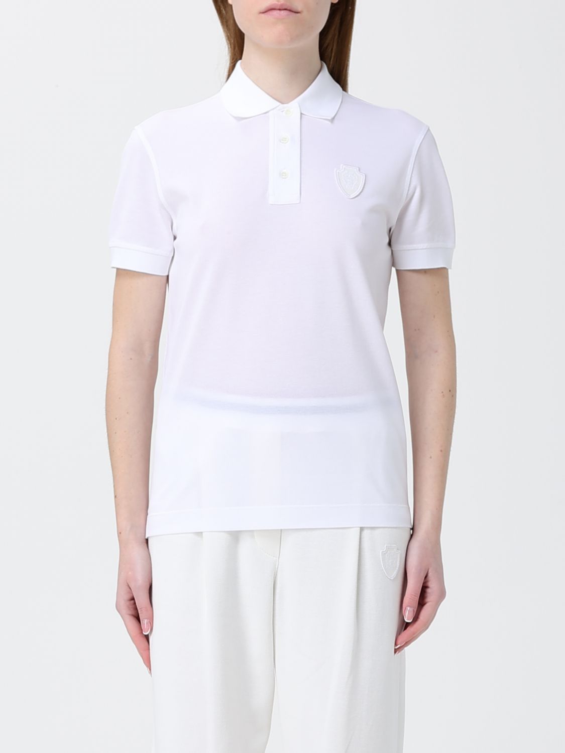 Brunello Cucinelli Brunello Cucinelli Polo Shirt Woman White Size M / US 6-8 / IT 42-44 - 1 Thumbnail