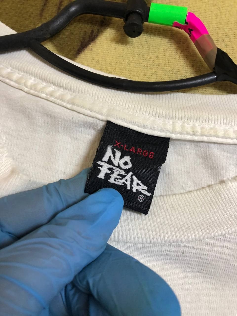 No Fear Vintage No Fear If Your Scared Get A Dog Short Sleeve tee Size US XL / EU 56 / 4 - 2 Thumbnail