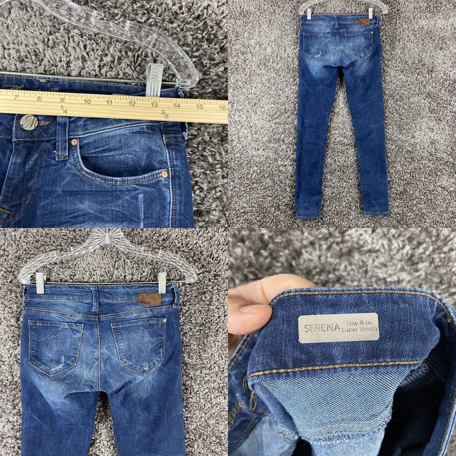 Vintage American Eagle Women's High Rising Jegging 2X Short Distressed Size 28" / US 6 / IT 42 - 8 Thumbnail