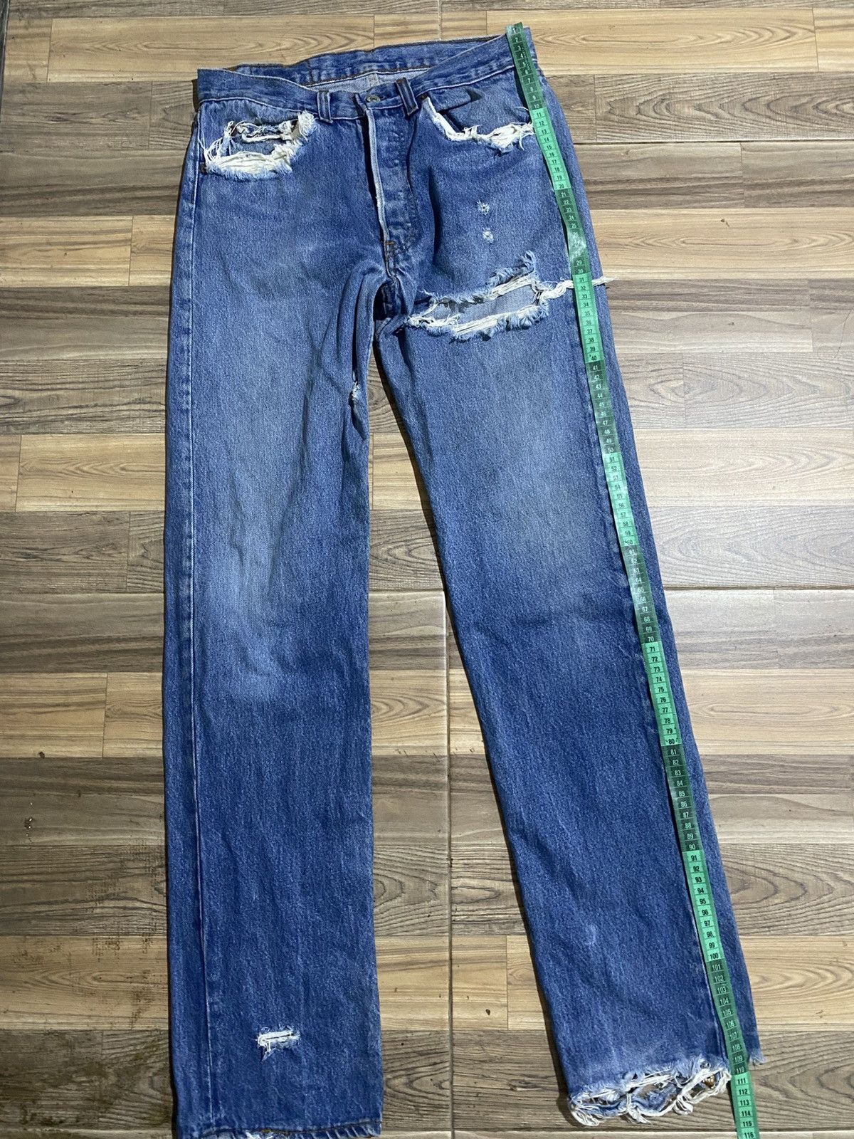 Levi's × Levi's Vintage Clothing × Vintage VINTAGE LEVIS 501 365 DISTRESSED JEANS Size US 29 - 23 Thumbnail