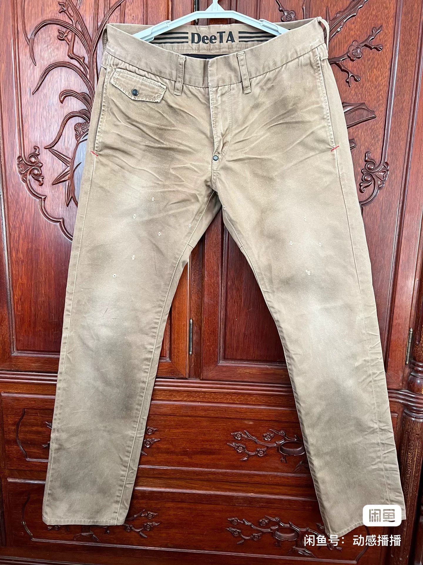 DETAJ Deeta Men's Japanese Canvas Cargo Pants Size US 31 - 1 Thumbnail