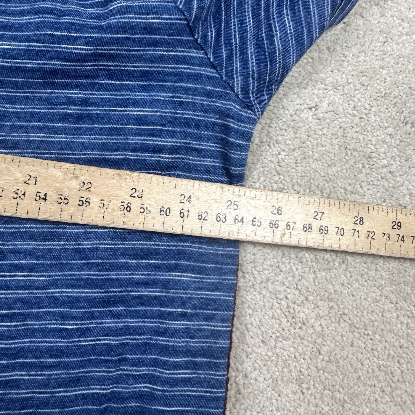 Tommy Bahama Tommy Bahama Shirt Mens 2XL 2XL Blue Striped Crew Neck Short Sleeve Cotton Spandex Knit Logo Vintage No Size US XXL / EU 58 / 5 - 6 Thumbnail