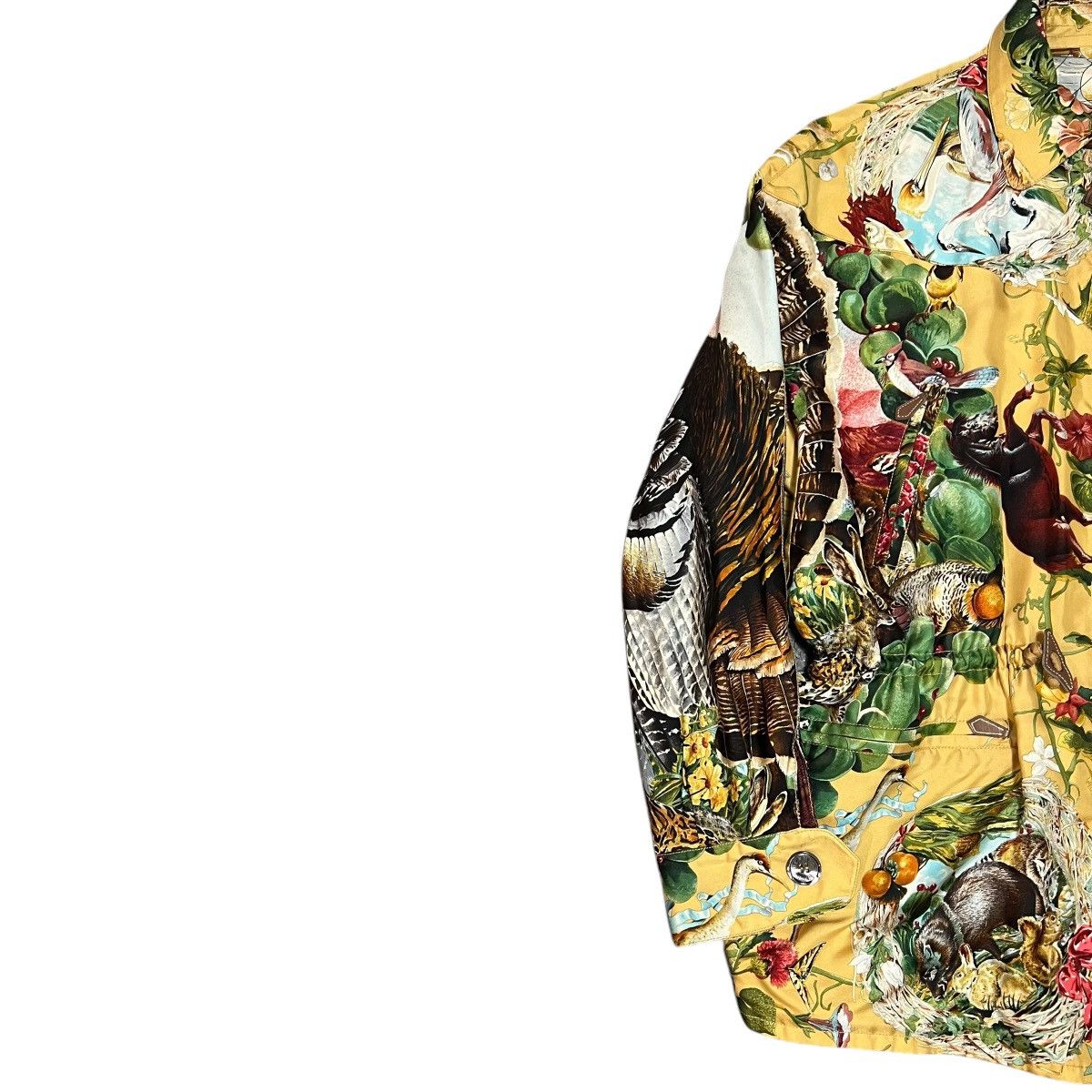 Hermes Hermès 1992 Silk Reversible Jacket - Art by Kermit Oliver Size US M / EU 48-50 / 2 - 2 Thumbnail