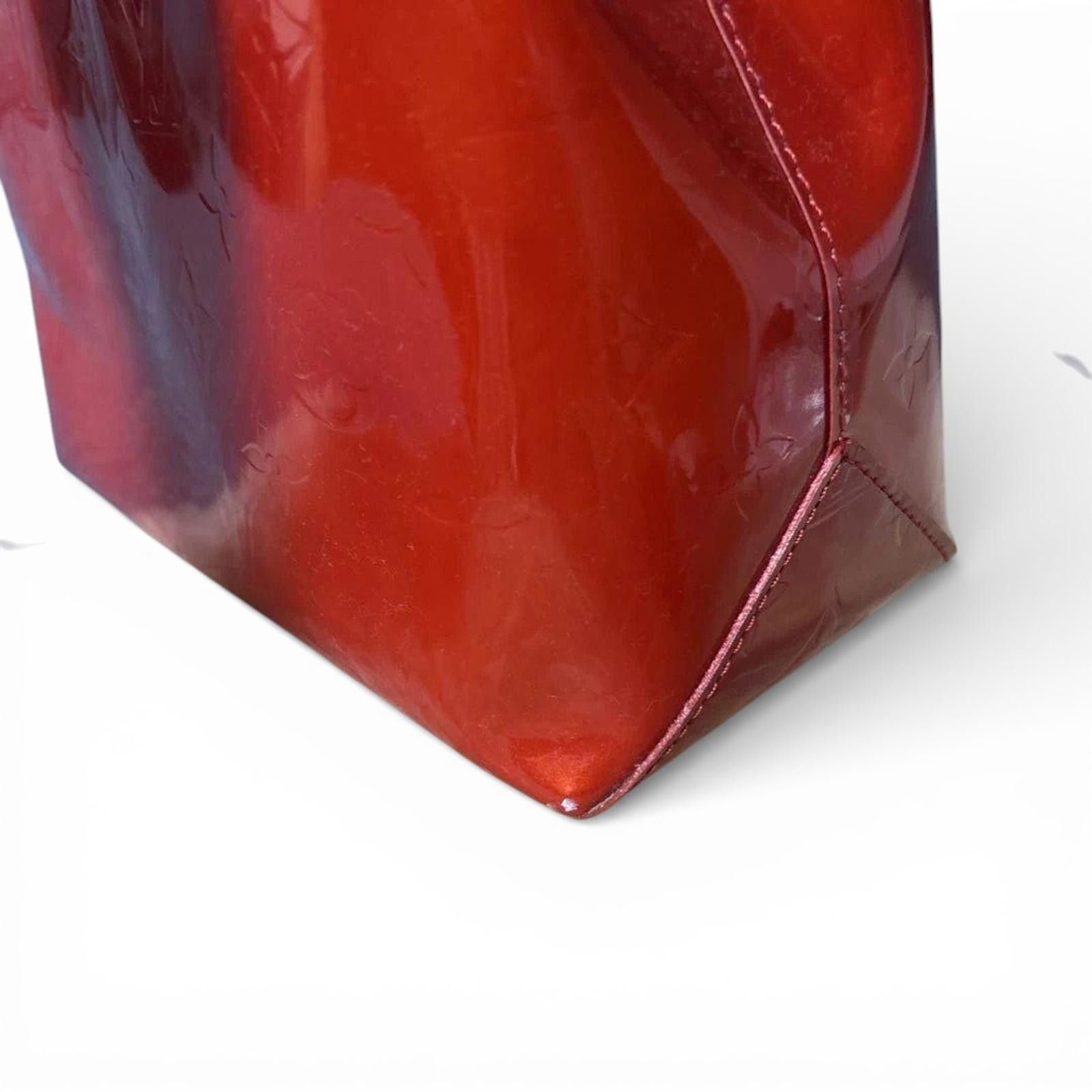Louis Vuitton - Vernis Leather Handbag Red