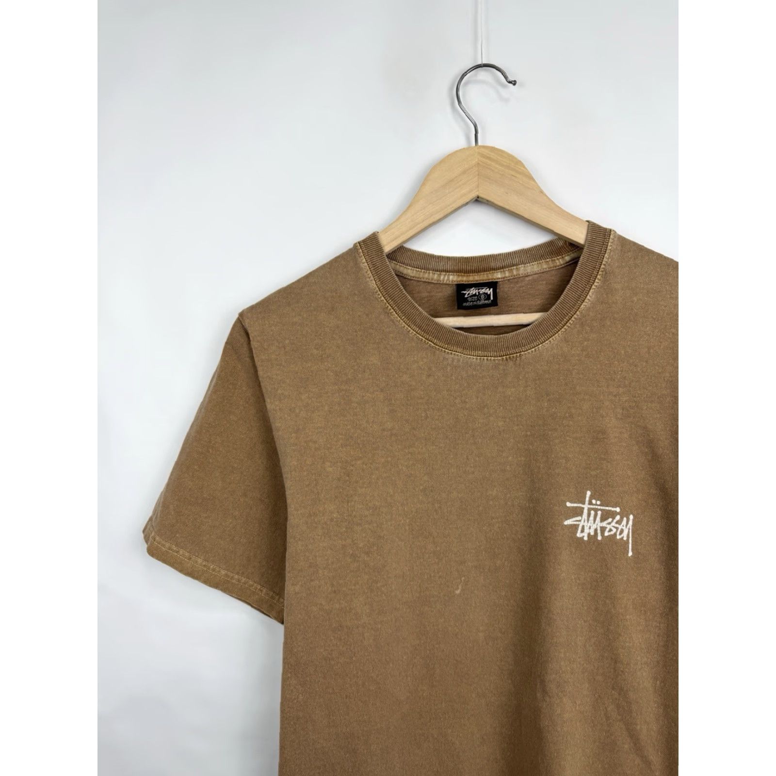 Vintage VINTAGE Stussy T-Shirt Brown Retro Size S Mens Size US S / EU 44-46 / 1 - 6 Thumbnail
