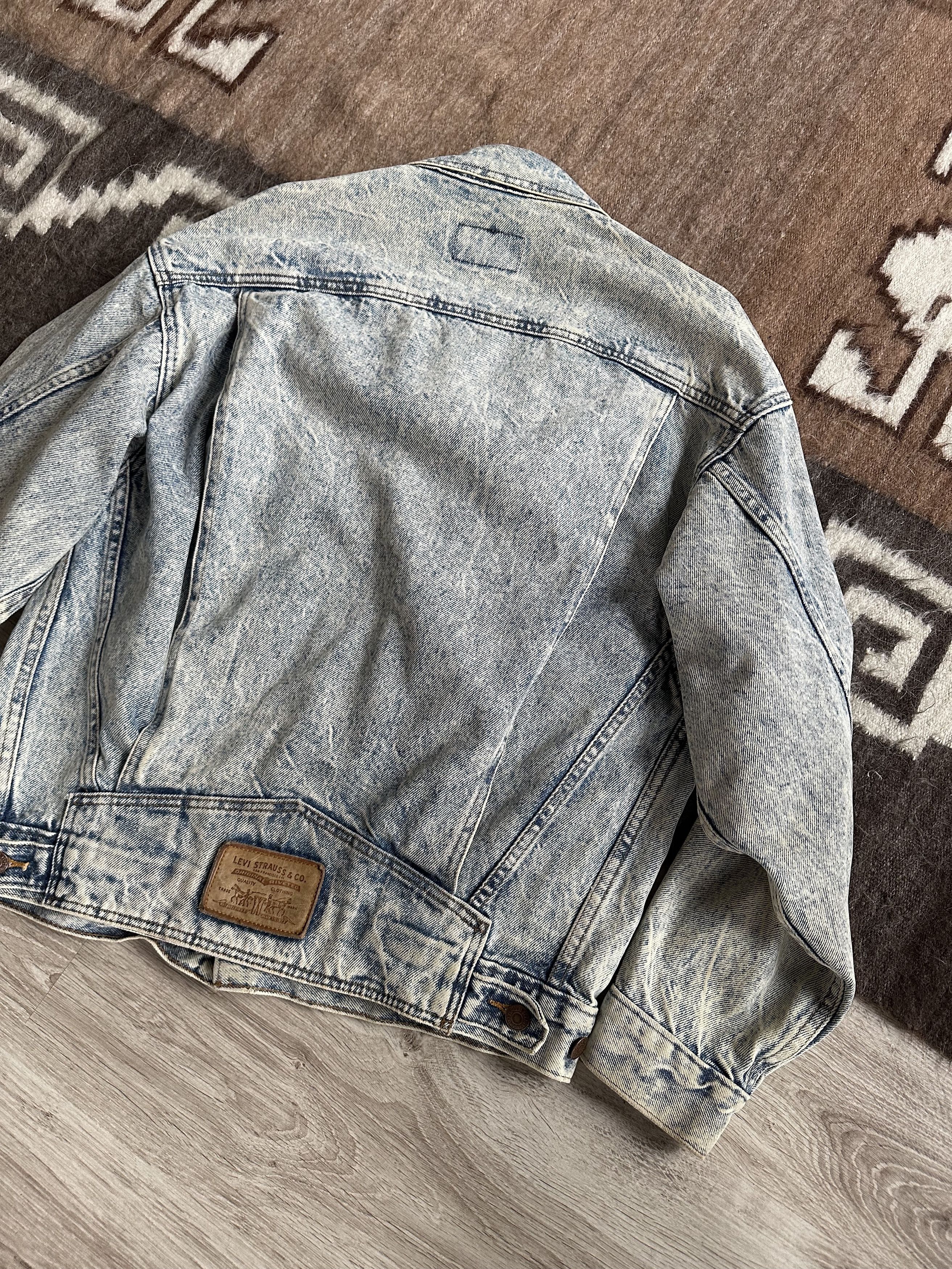 Levi's Levis USA Made Vintage 80s Stone Washed Denim Jacket 5844AC Size US S / EU 44-46 / 1 - 8 Thumbnail