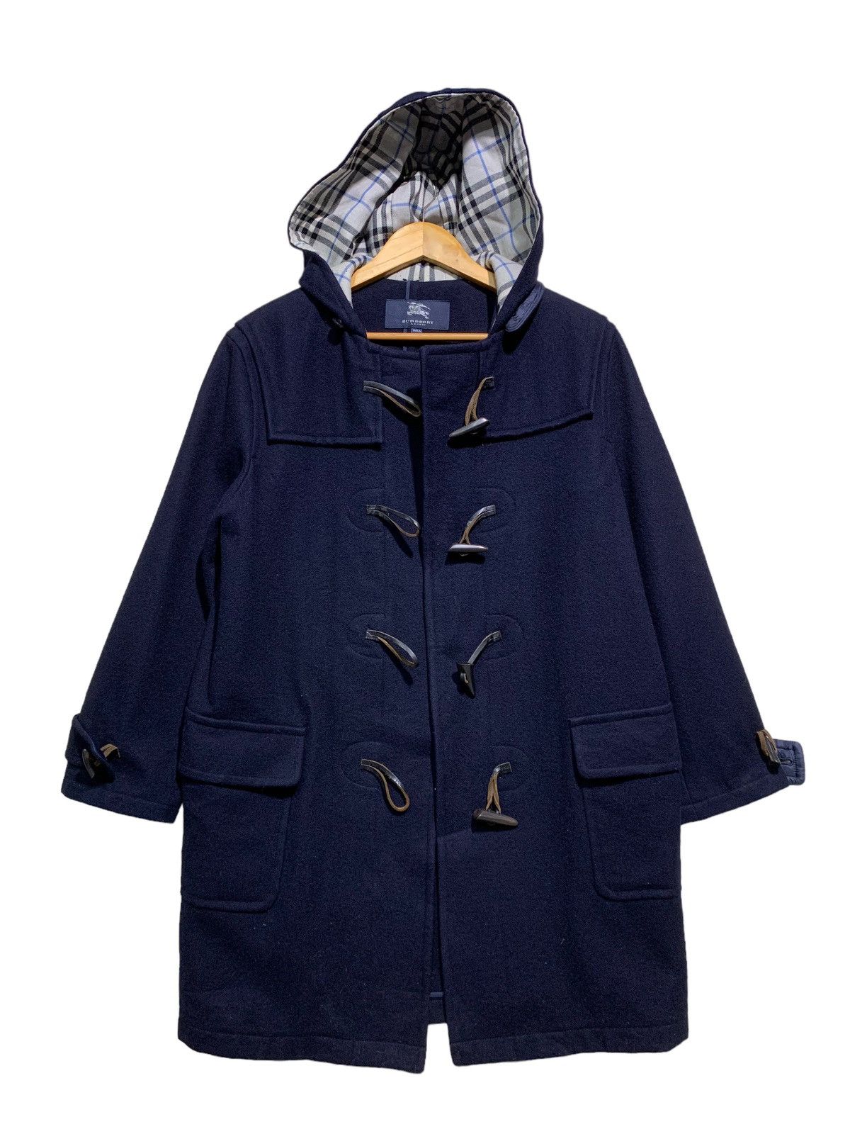 Burberry 🔥BURBERRY WOOL DUFFLE COATS HOODIE Size US S / EU 44-46 / 1 - 1 Thumbnail