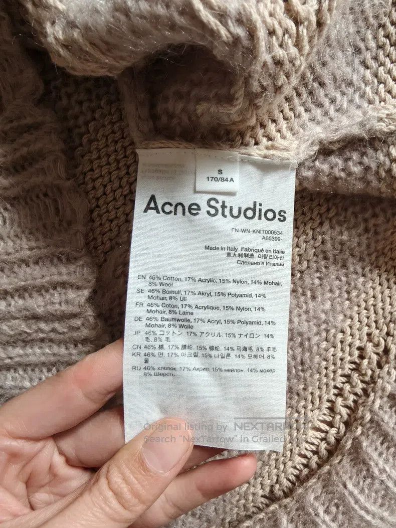 Acne Studios Acne Studios Ripped sweater Size US S / EU 44-46 / 1 - 4 Thumbnail