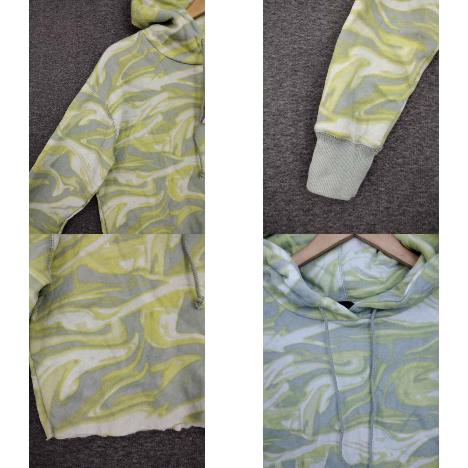 Vintage Nike Wild Fable Hoodie Women's XS Green Crewneck Hooded Pullover Solid Drawstring Activewear Winter 90s (if applicable) Mens Women Girls Size XS / US 0-2 / IT 36-38 - 8 Thumbnail