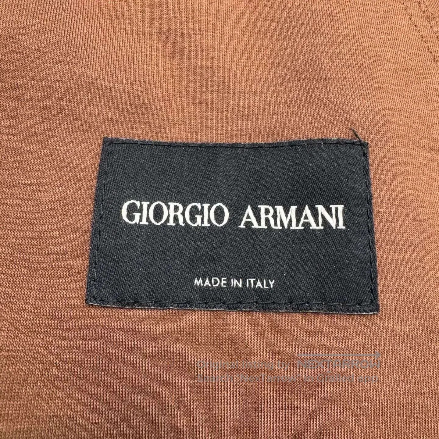 Giorgio Armani Giorgio Armani Leather Trench Coat Size 50. Size US L / EU 52-54 / 3 - 3 Thumbnail