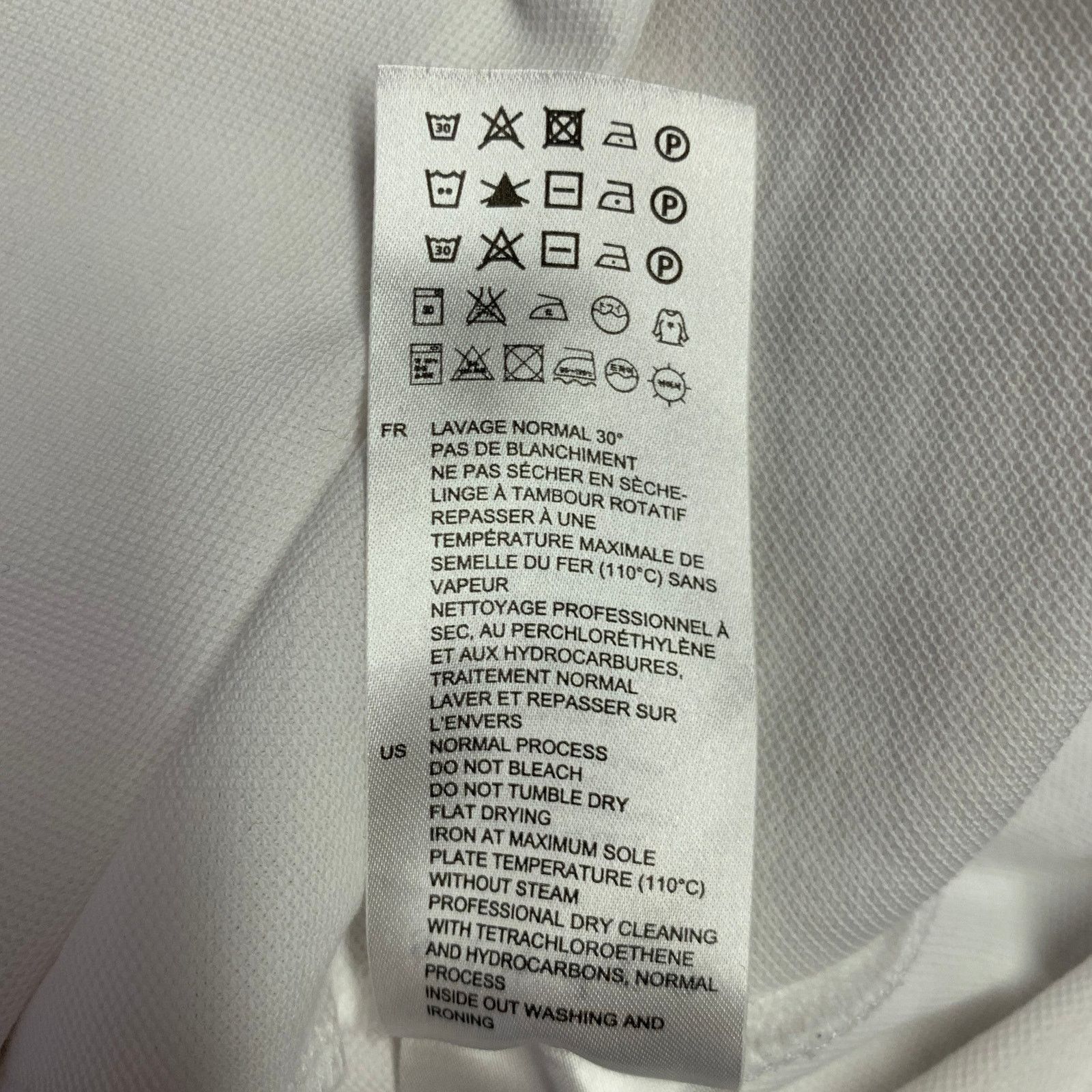 Sandro SANDRO S White Black Contrast Trim Cotton Collarless Polo Size US S / EU 44-46 / 1 - 11 Thumbnail