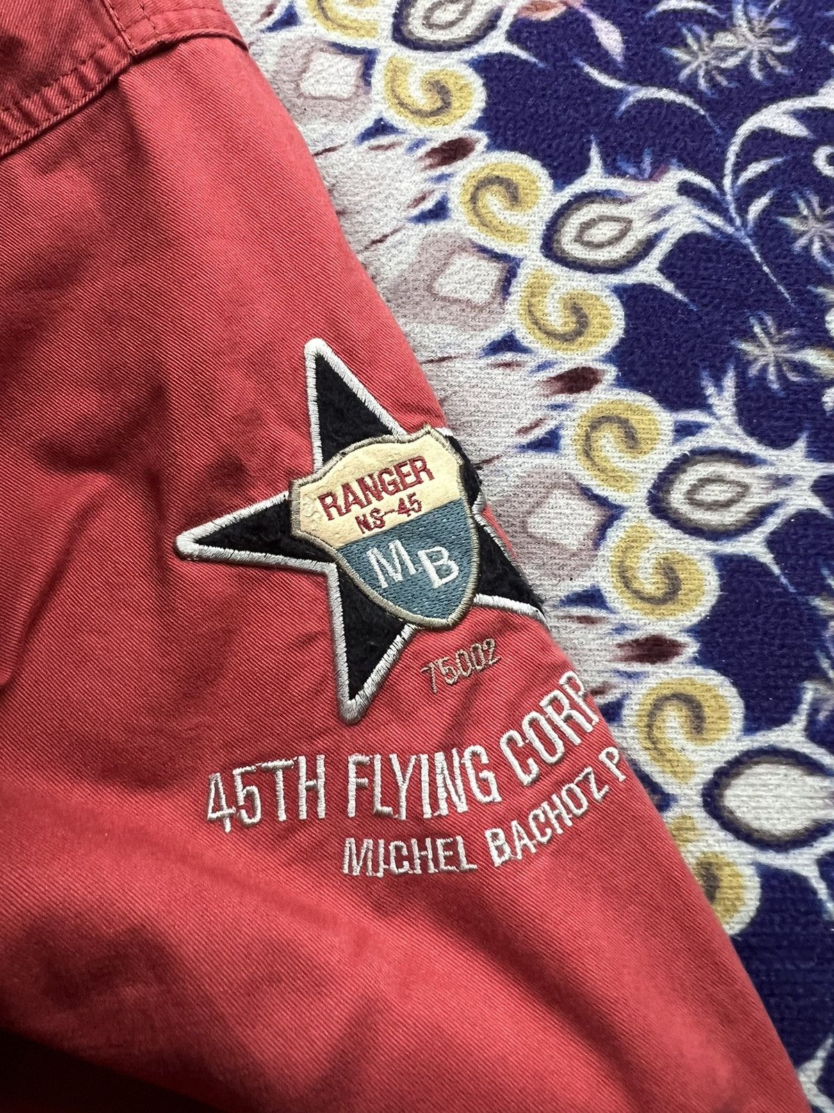 Other Michel Bachoz Paris Forest Ranger Flying Corps Bomber Jacket Size US L / EU 52-54 / 3 - 3 Thumbnail