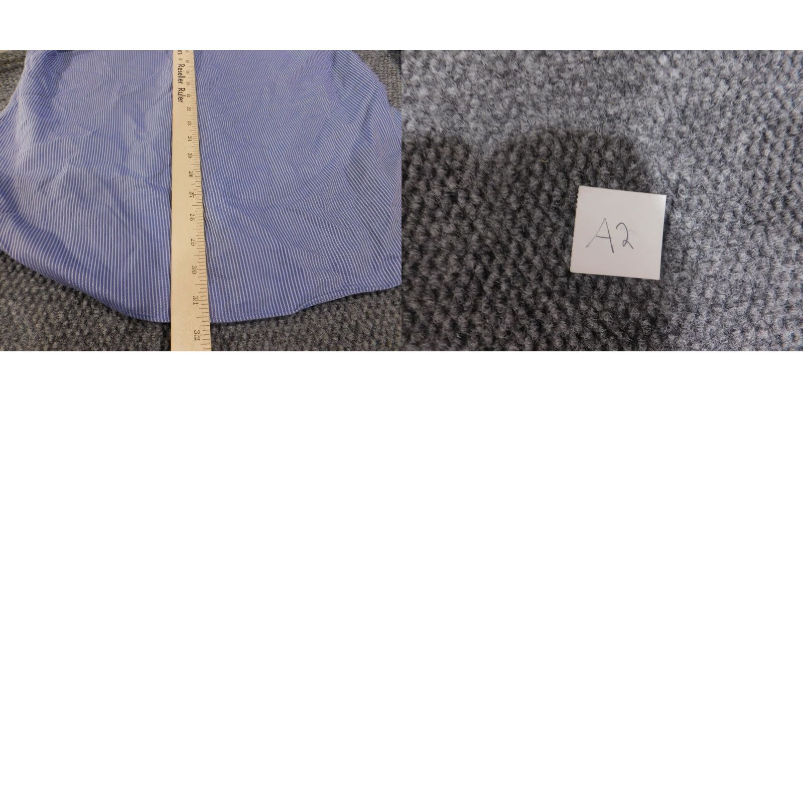 Zara Zara Mens Shirt 15 Blue Regular Striped Button-Up City Modern Dress Slim Knit Cotton Long Sleeve Button-Down Collar Mens Size 40R - 8 Thumbnail