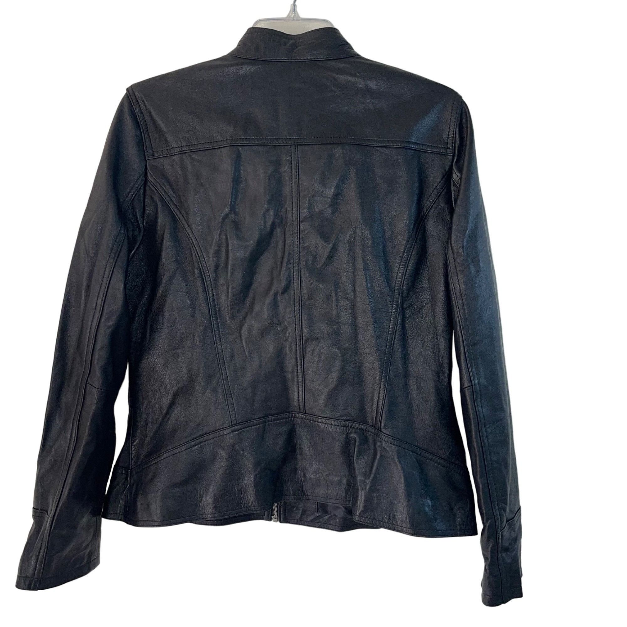Other Cava Womens Jacket Size 2XL Black Moto Leather Size XXL / US 16-18 / IT 52-54 - 2 Thumbnail