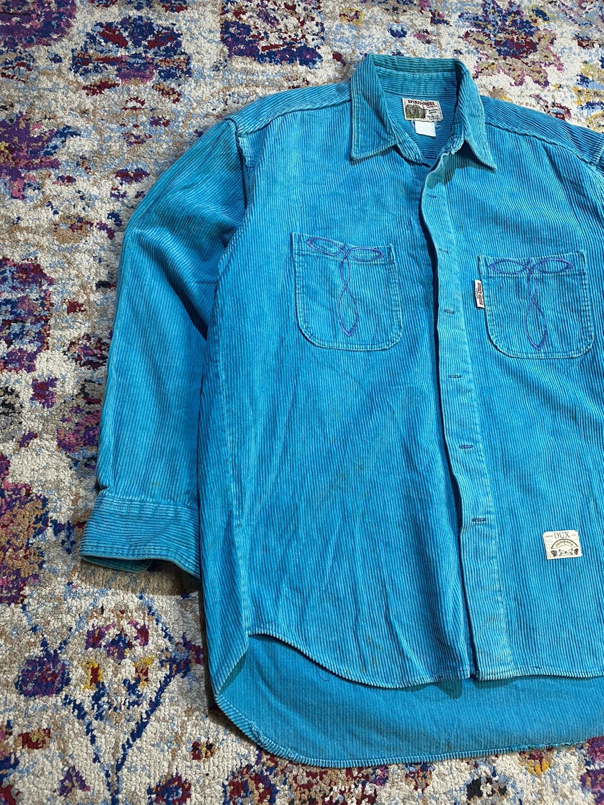 Cowboy Equipment × Vintage VINTAGE 80s SPIRIT-HOUSE VINTAGE DUX CO LTD CORDUROY SHIRTS Size US L / EU 52-54 / 3 - 3 Thumbnail