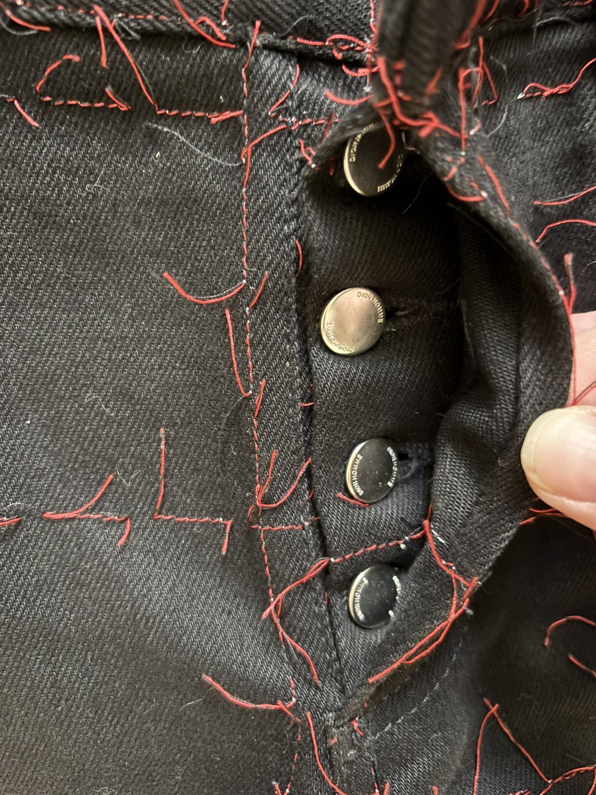 Dior Dior Homme 2017 SS/2017 Exposed Stitch Denim Size US 30 / EU 46 - 3 Thumbnail
