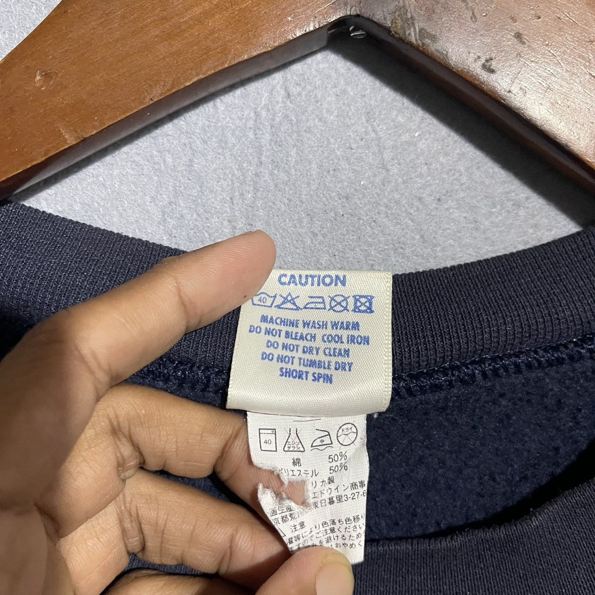 Edwin Vintage 1990s Edwin Sportswear Made in USA Sweatshirt Size US L / EU 52-54 / 3 - 8 Thumbnail
