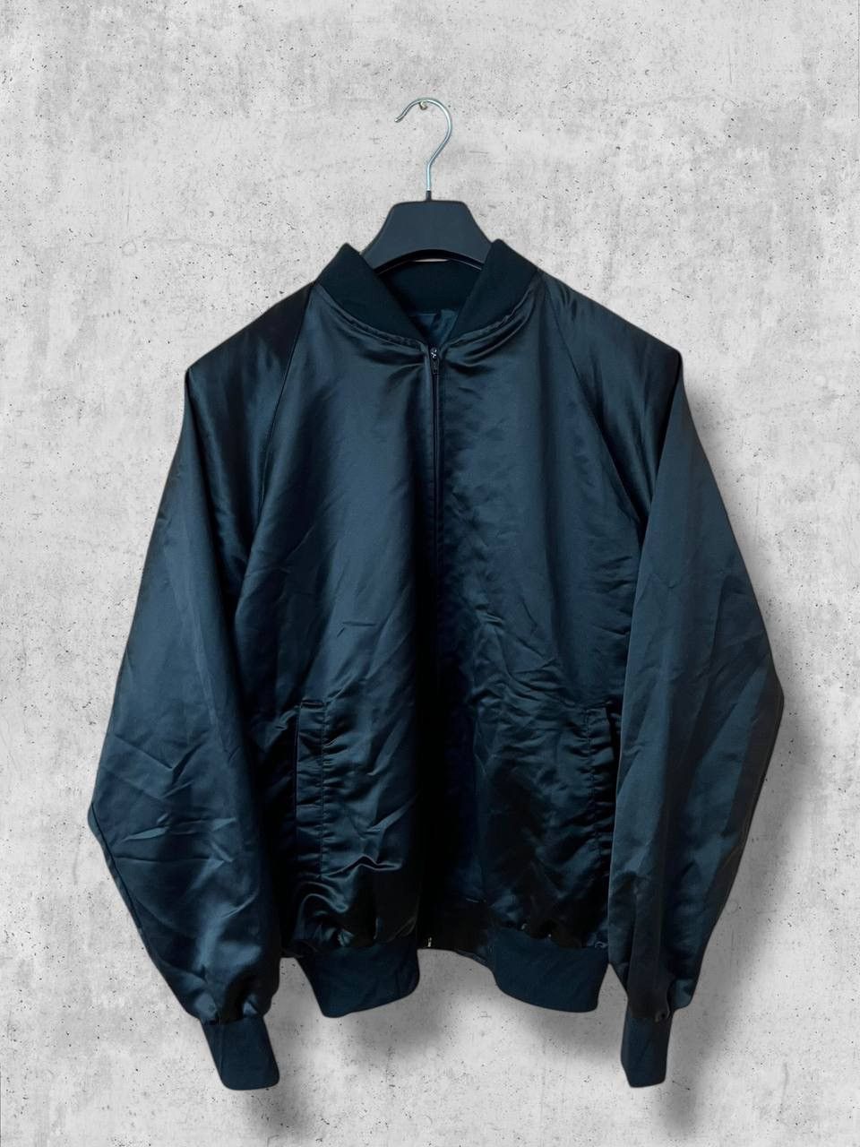 Japanese Brand Korea Flame Dragon SATIN Vintage Bomber Jacket varsity Size US M / EU 48-50 / 2 - 4 Thumbnail