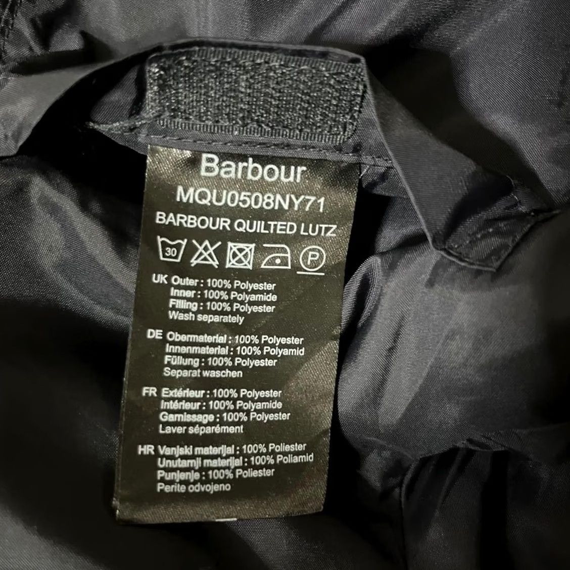 Barbour Barbour Quilted Jacket Navy Blue Diamond Quilt Coat Men's Size US M Liddesdale – Vintage Jacket Size US M / EU 48-50 / 2 - 5 Thumbnail