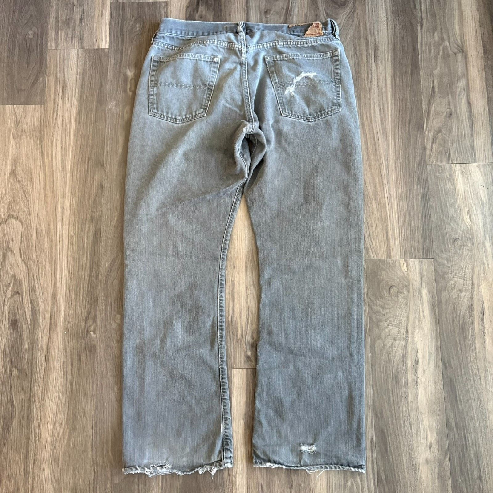 Express × Vintage Vintage Y2K Express Jeans Mens Size 34x31 Randigo Button Fly Size US 34 / EU 50 - 9 Thumbnail