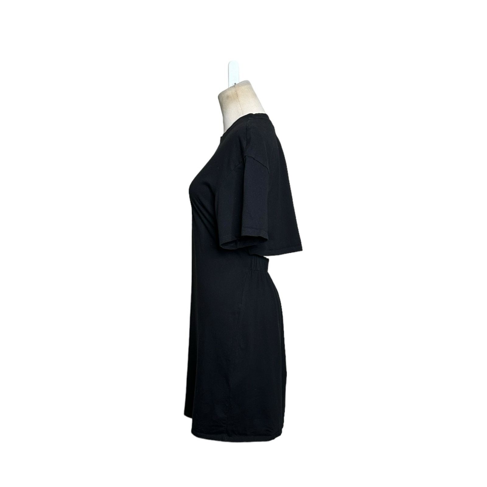 H&M H&M black short sleeves open back mini dress size XS Size XS / US 0-2 / IT 36-38 - 6 Thumbnail