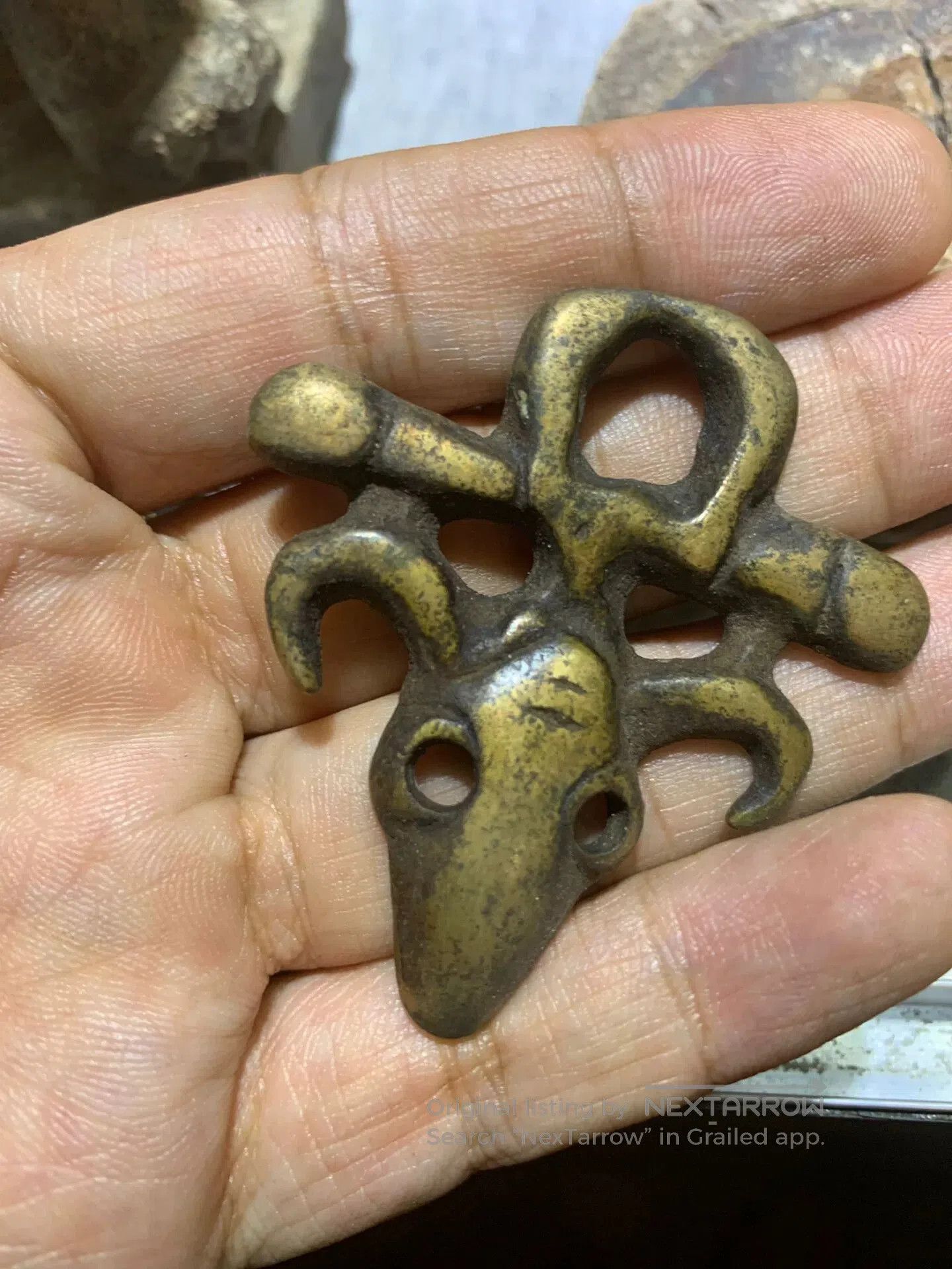 Other Tibetan Sheep Head Tuo Jia Pendant. Size ONE SIZE - 1 Thumbnail