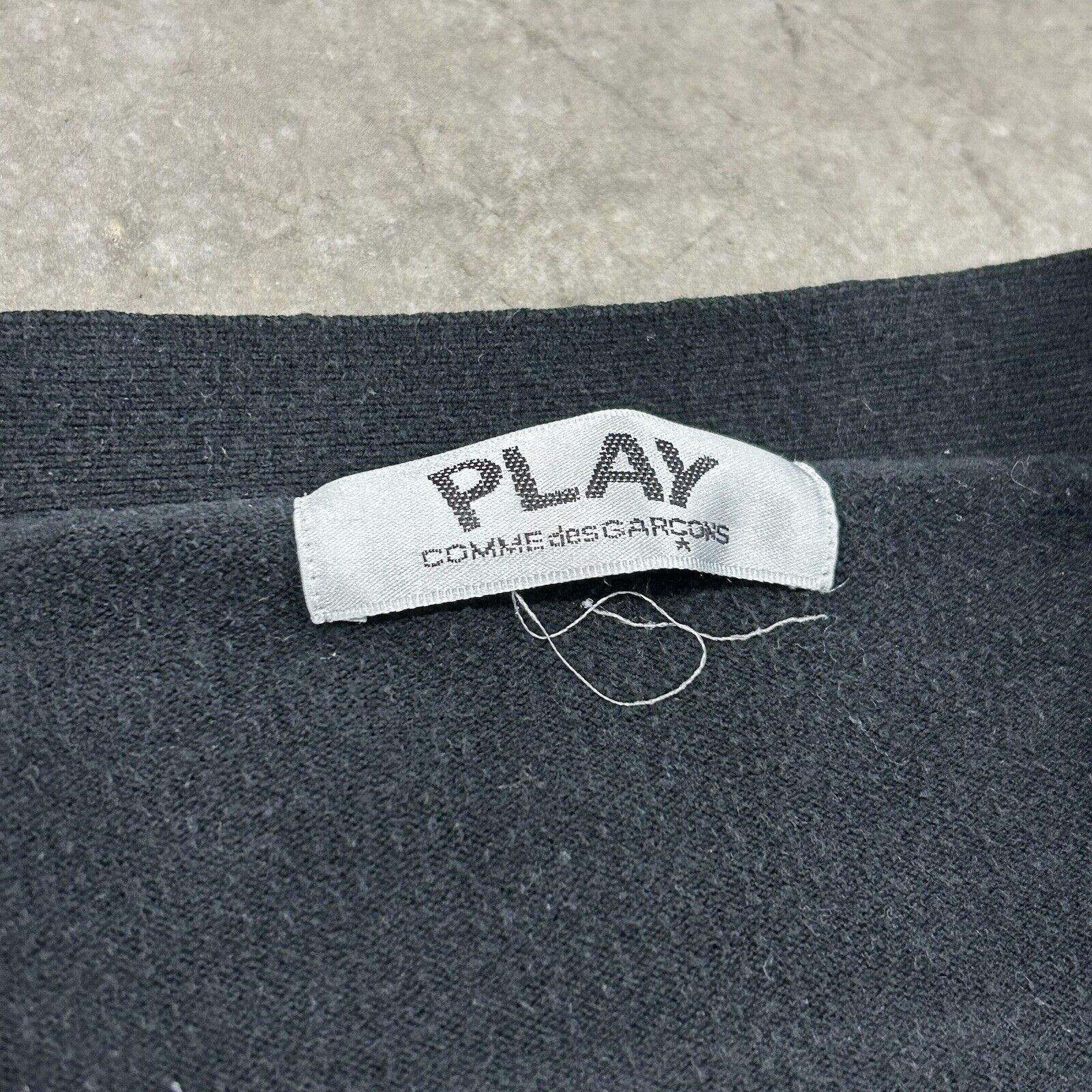 Comme des Garcons COMME DES GARCONS Play Black Cardigan Sweater Womens Size XS Size XS / US 0-2 / IT 36-38 - 4 Thumbnail