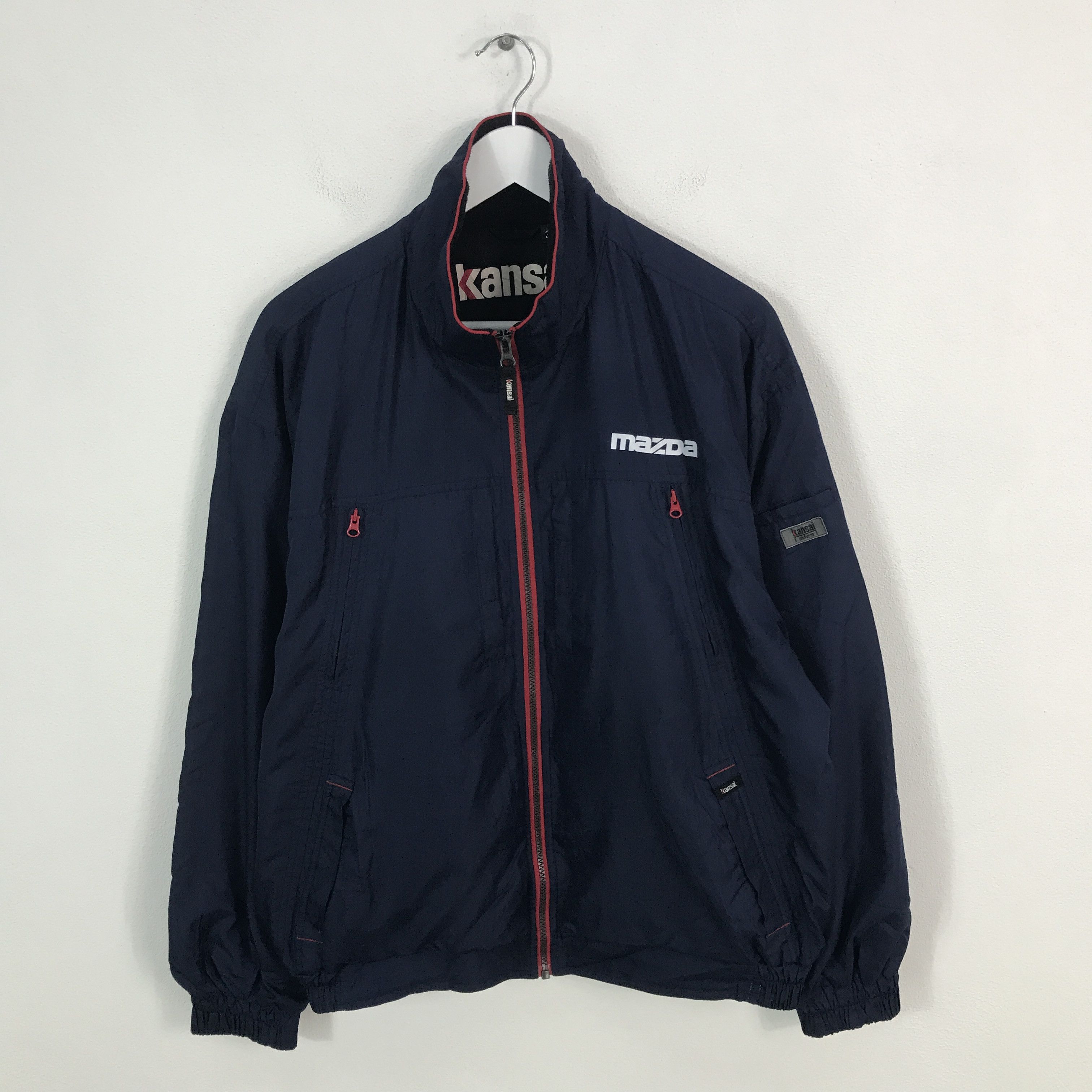 Japanese Brand Rare Mazda Racing Sport Custom Worker Zipper Jacket Size US XL / EU 56 / 4 - 2 Thumbnail
