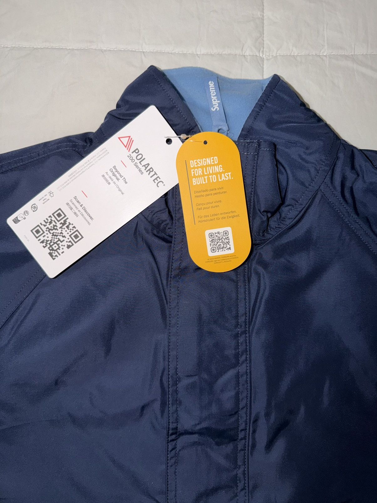 Supreme Supreme Polartec reversible track jacket navy (Medium) Size US M / EU 48-50 / 2 - 6 Thumbnail