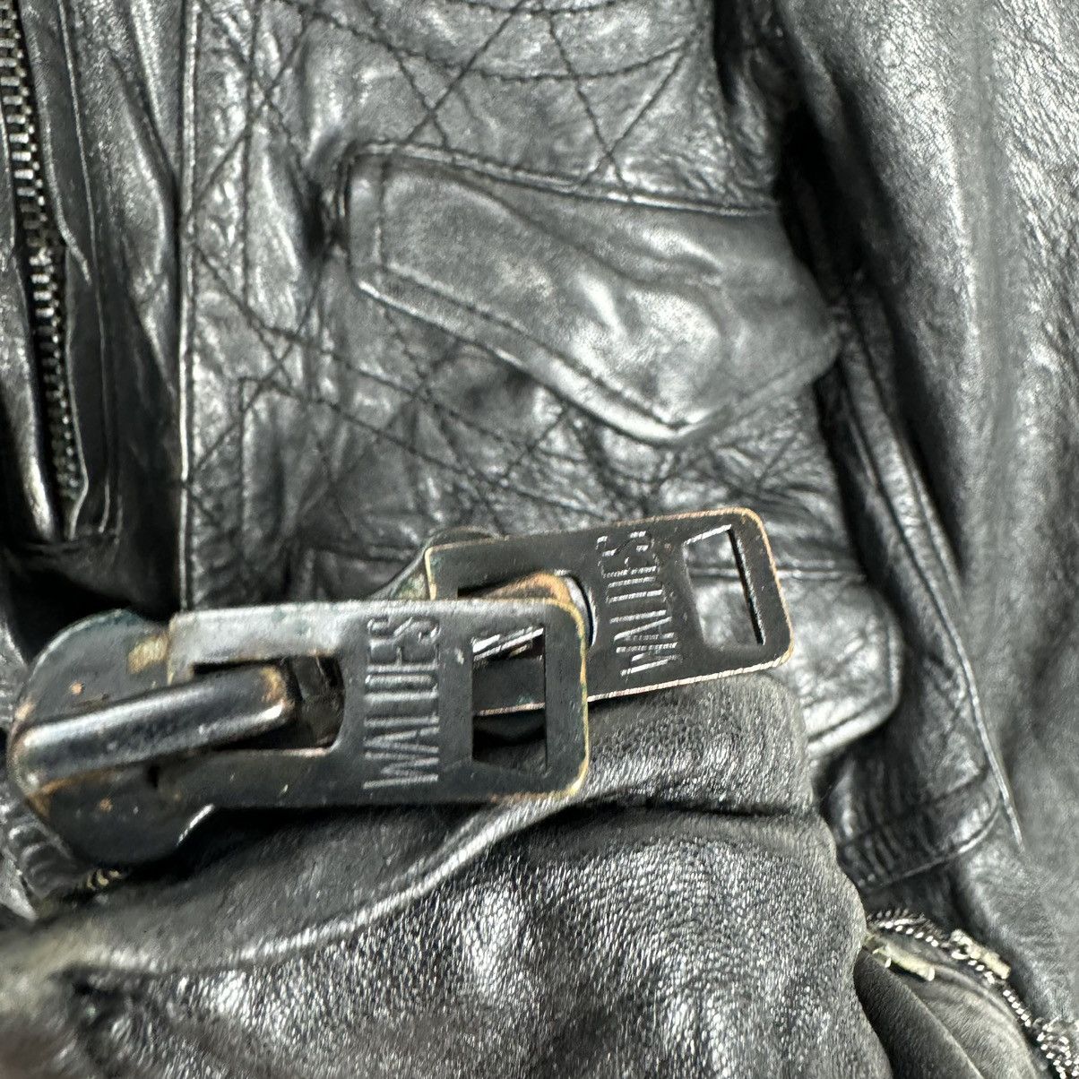 Vintage ☀️I RISH BIKERS LEATHER JACKET Size US M / EU 48-50 / 2 - 11 Thumbnail