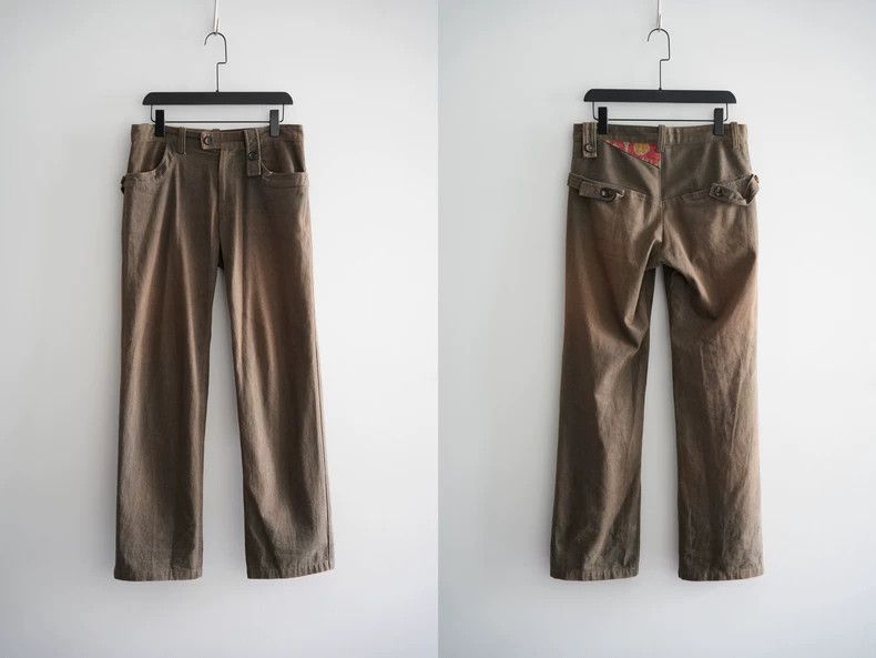 Yohji Yamamoto Yohji Yamamoto Yohji Yamamoto 07AW Comic Print Pants Size US 32 / EU 48 - 3 Thumbnail