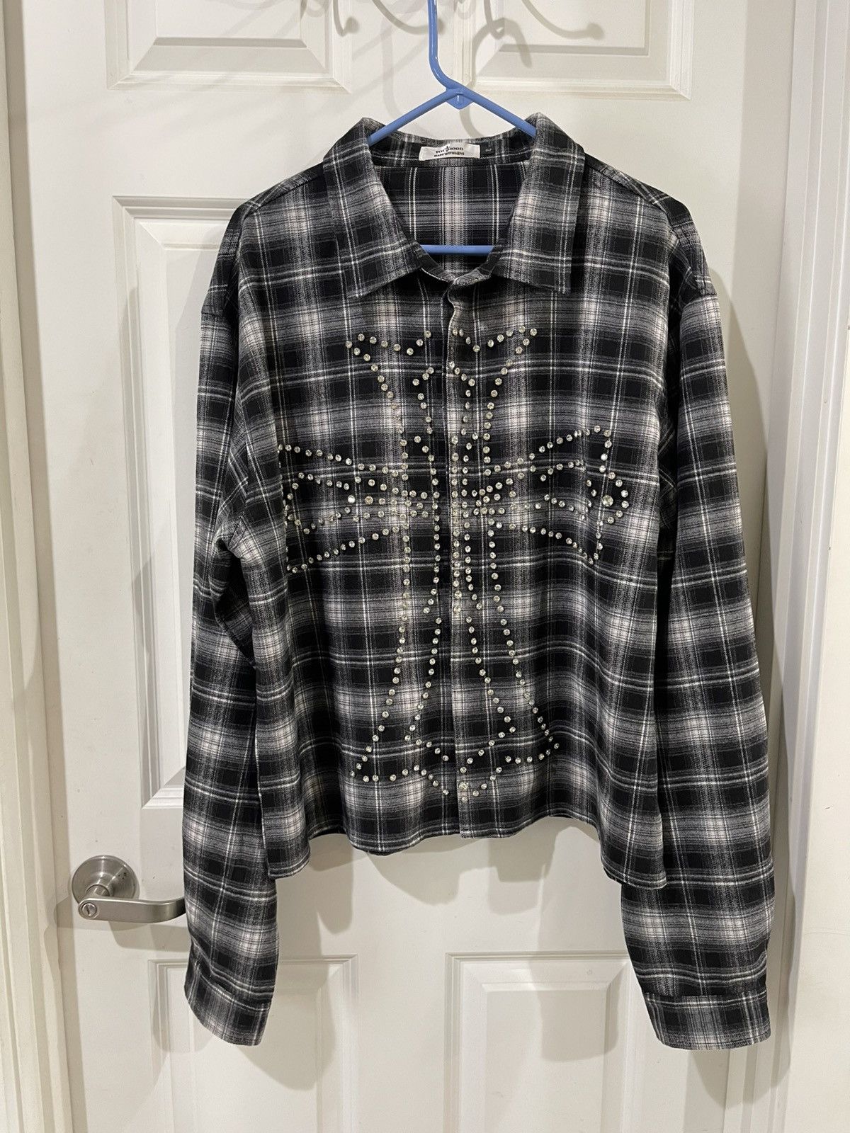 HMDD Rhinestone Cross Flannel Size US XL / EU 56 / 4 - 1 Thumbnail