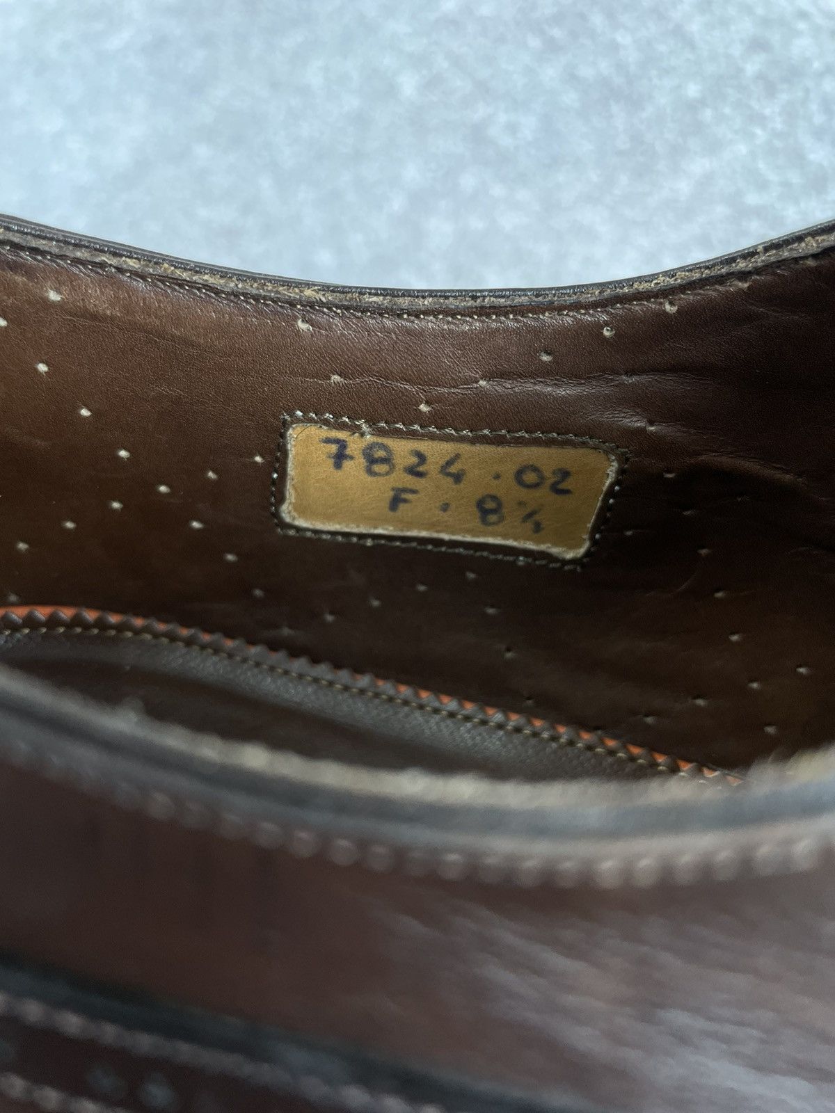 Santoni Santoni Brogue Brown Leather Men’s Shoes Size US 9.5 Size US 9.5 / EU 42-43 - 15 Thumbnail