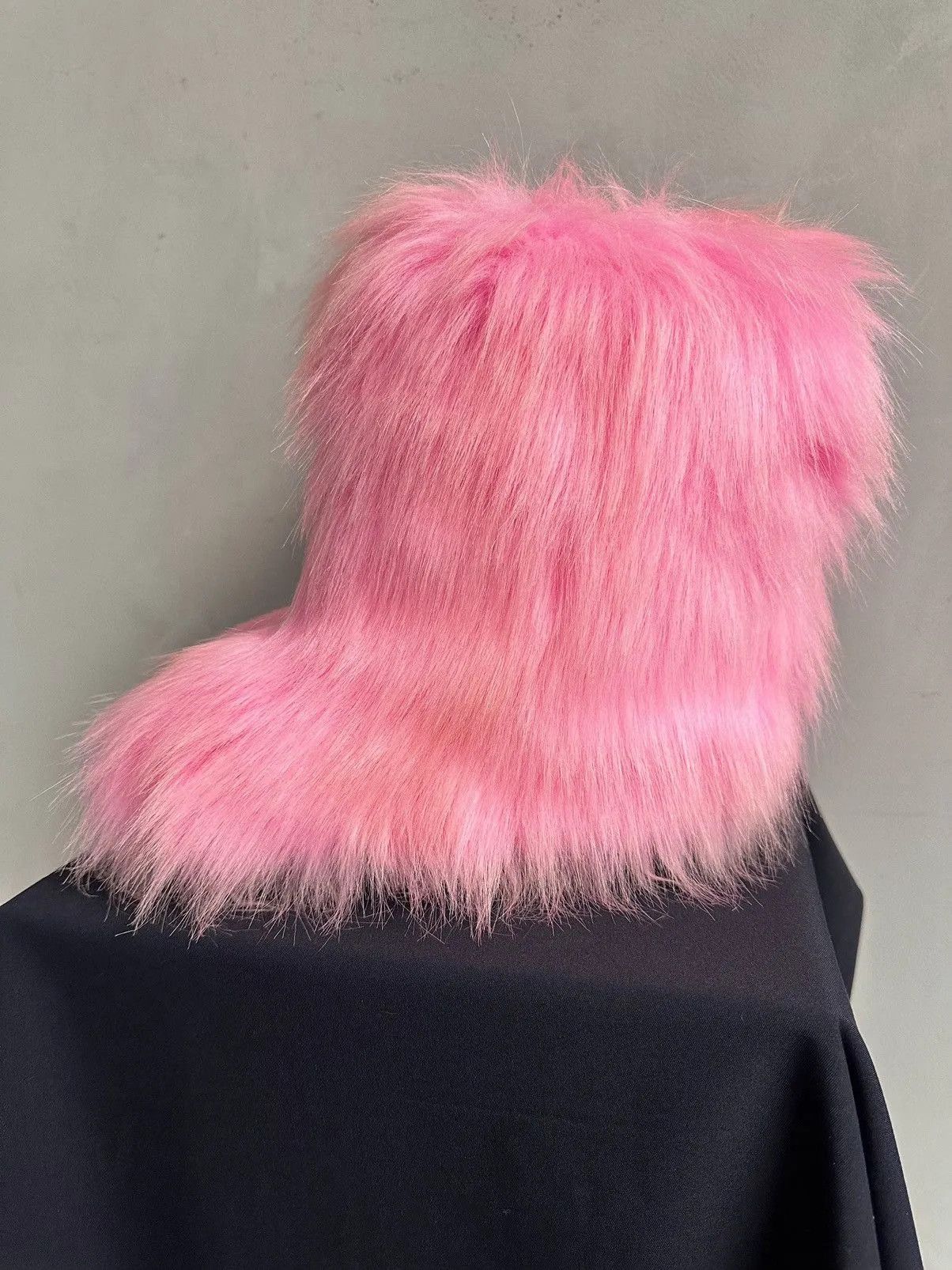 If Six Was Nine Wow😻IFSIXWASNINE FUR FAUX WINTER BOOTS VINTAGE JAPAN Y2K Size US 6 / IT 36 - 3 Thumbnail