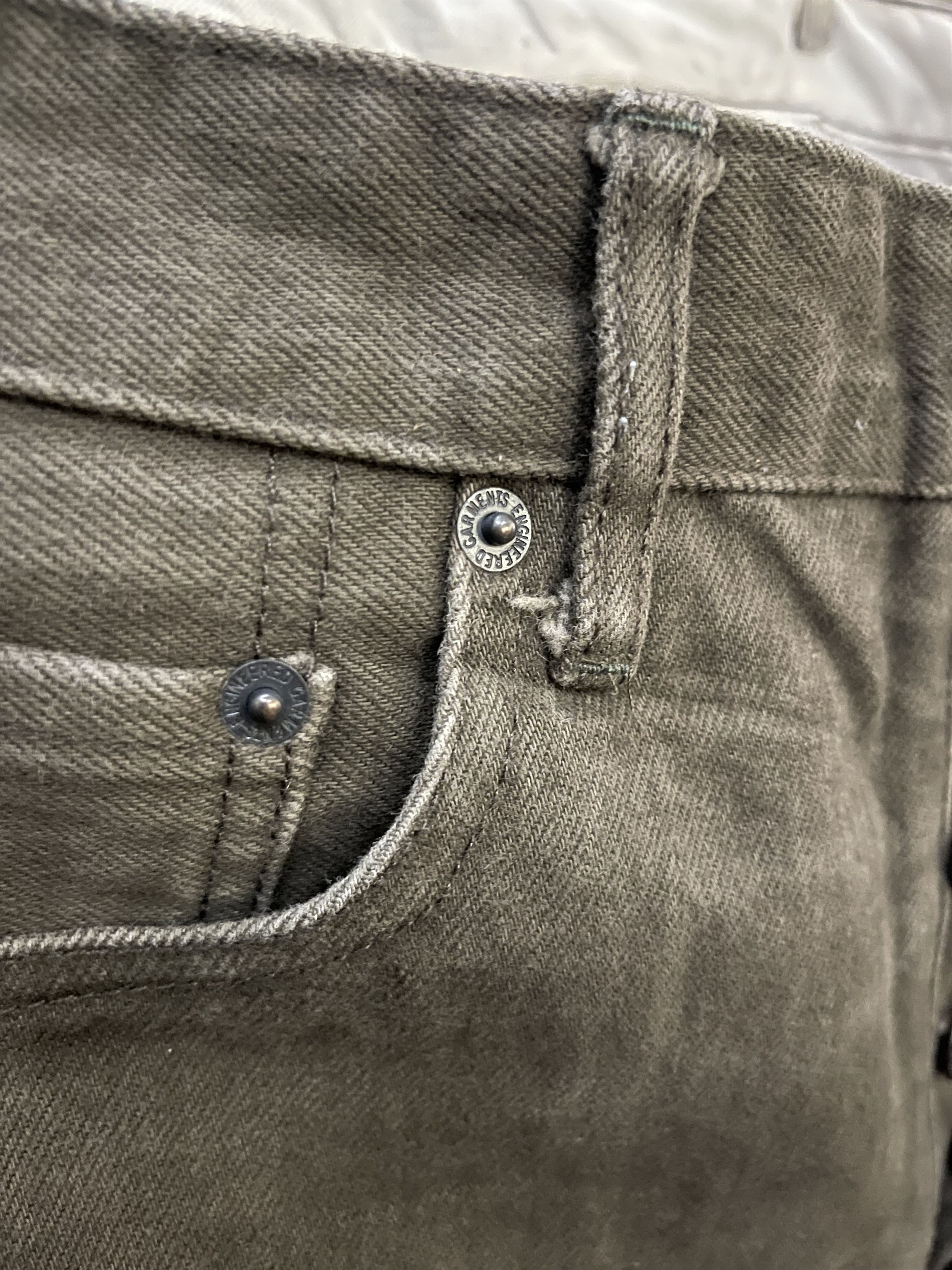 Engineered Garments × Japanese Brand × Nepenthes Engineered Garments Dirty Colour Ultra Heavy Denim Size US 30 / EU 46 - 4 Thumbnail