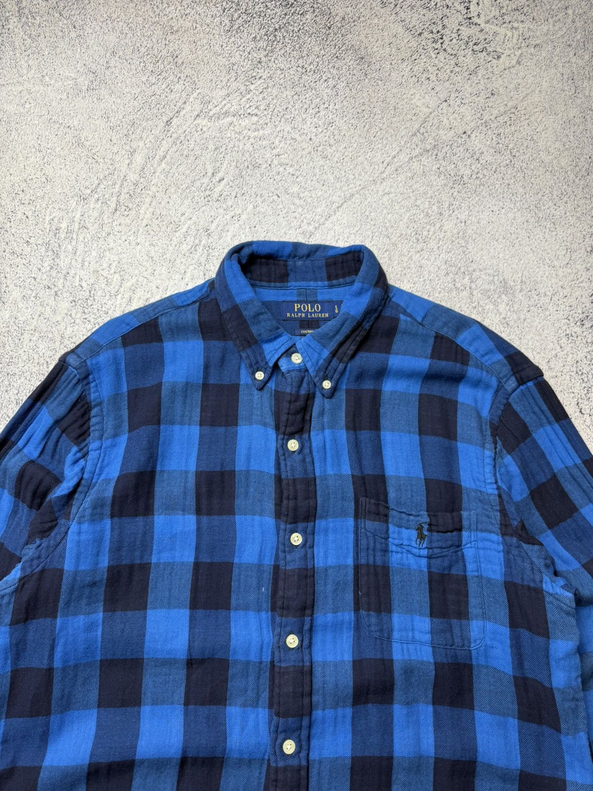 Flannel Vintage RALPH LAUREN Flanel Plaid Shirt USA Size US L / EU 52-54 / 3 - 7 Thumbnail