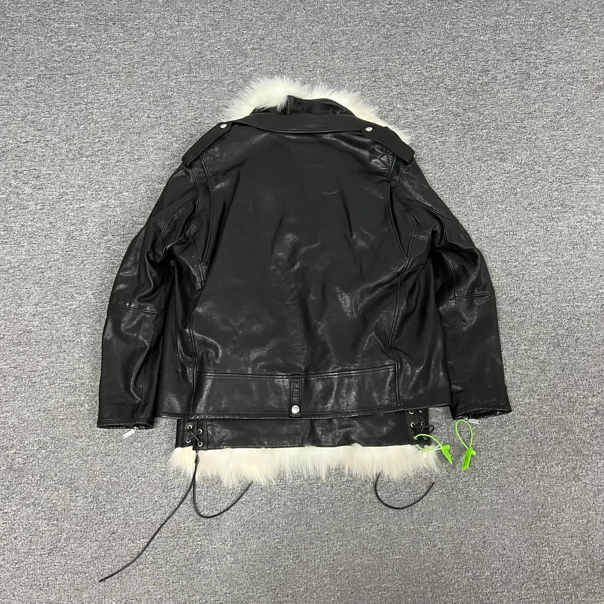 Saint Laurent Paris Saint Laurent Paris Locomotive-style leather jacket and su Size S / US 4 / IT 40 - 4 Thumbnail